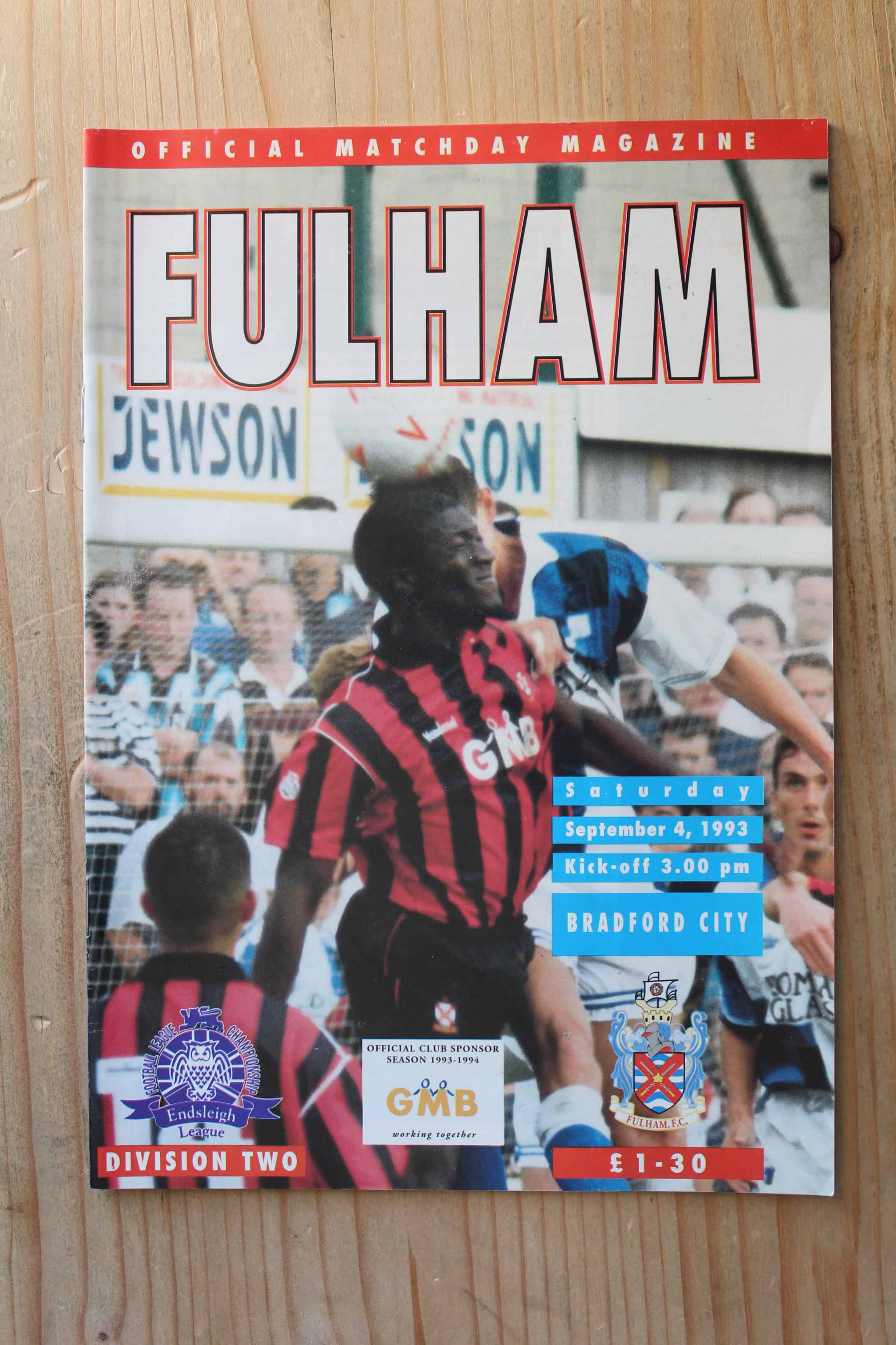 Fulham FC v Bradford City FC
