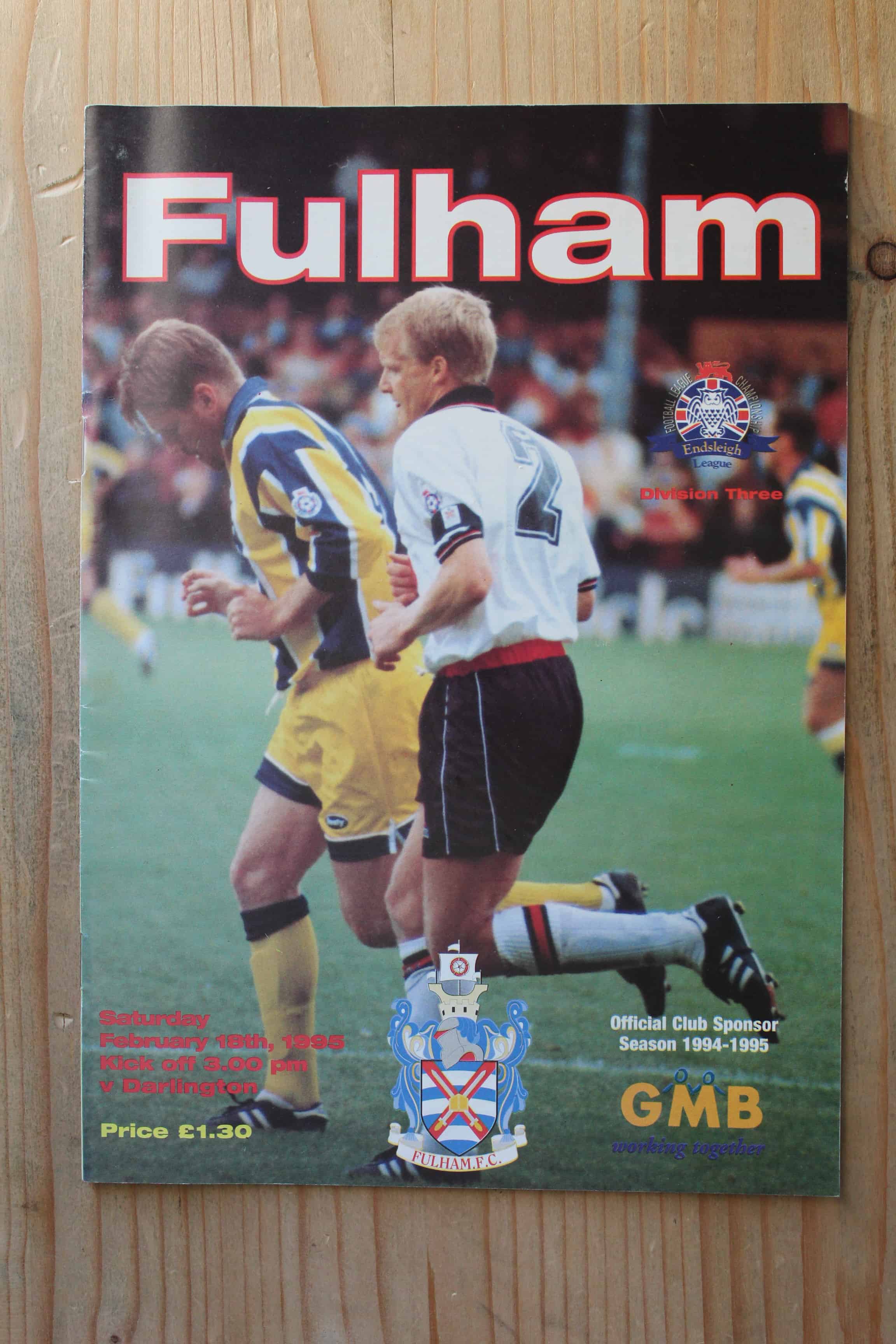 Fulham FC v Darlington FC