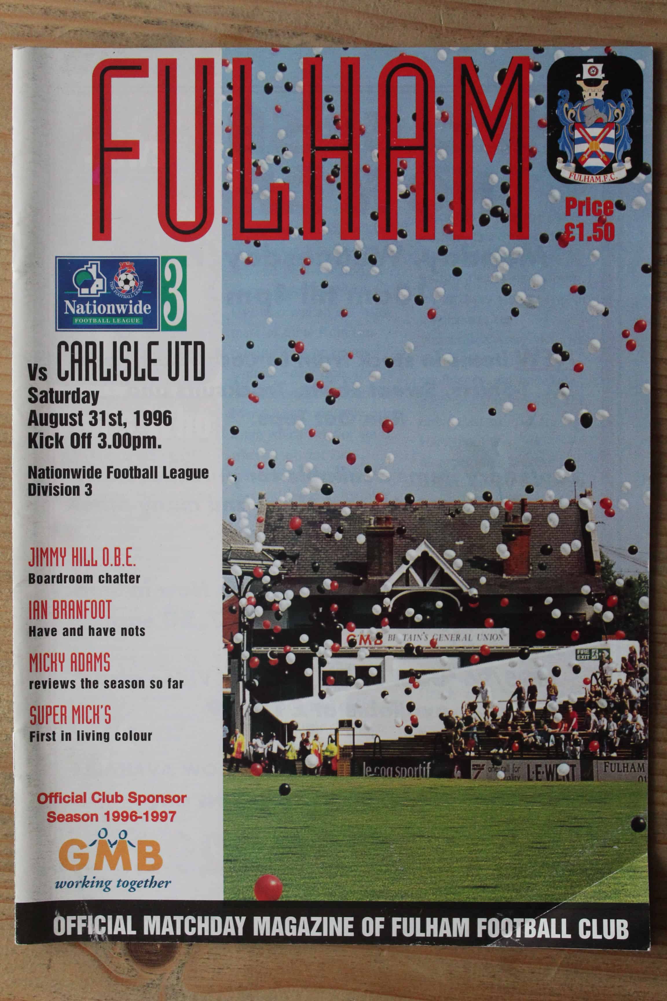 Fulham FC v Carlisle United FC