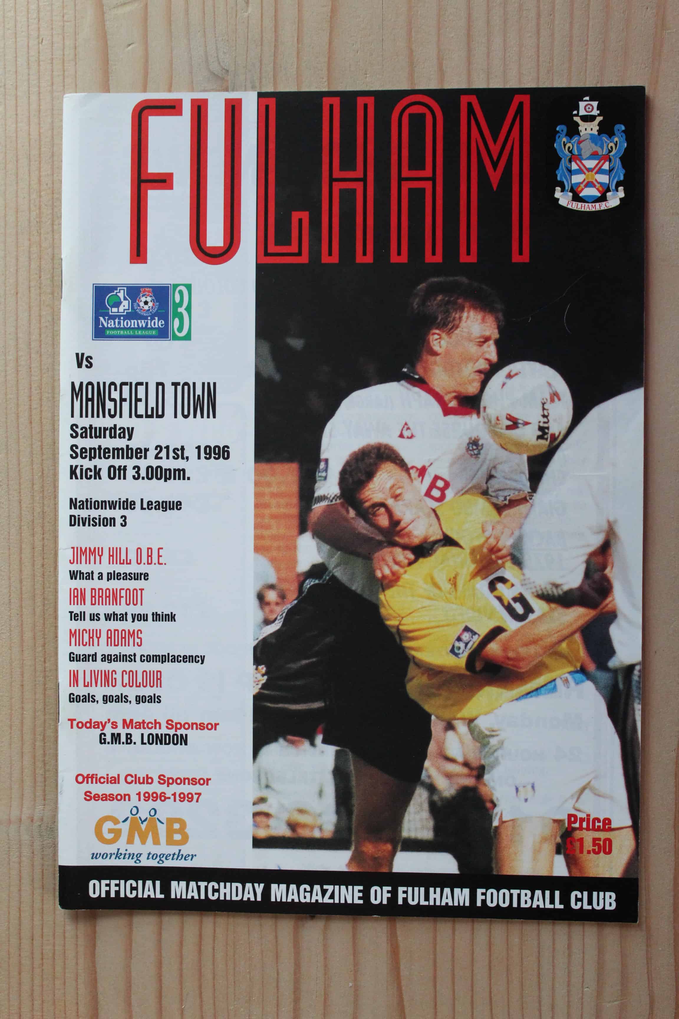 Fulham FC v Mansfield Town FC