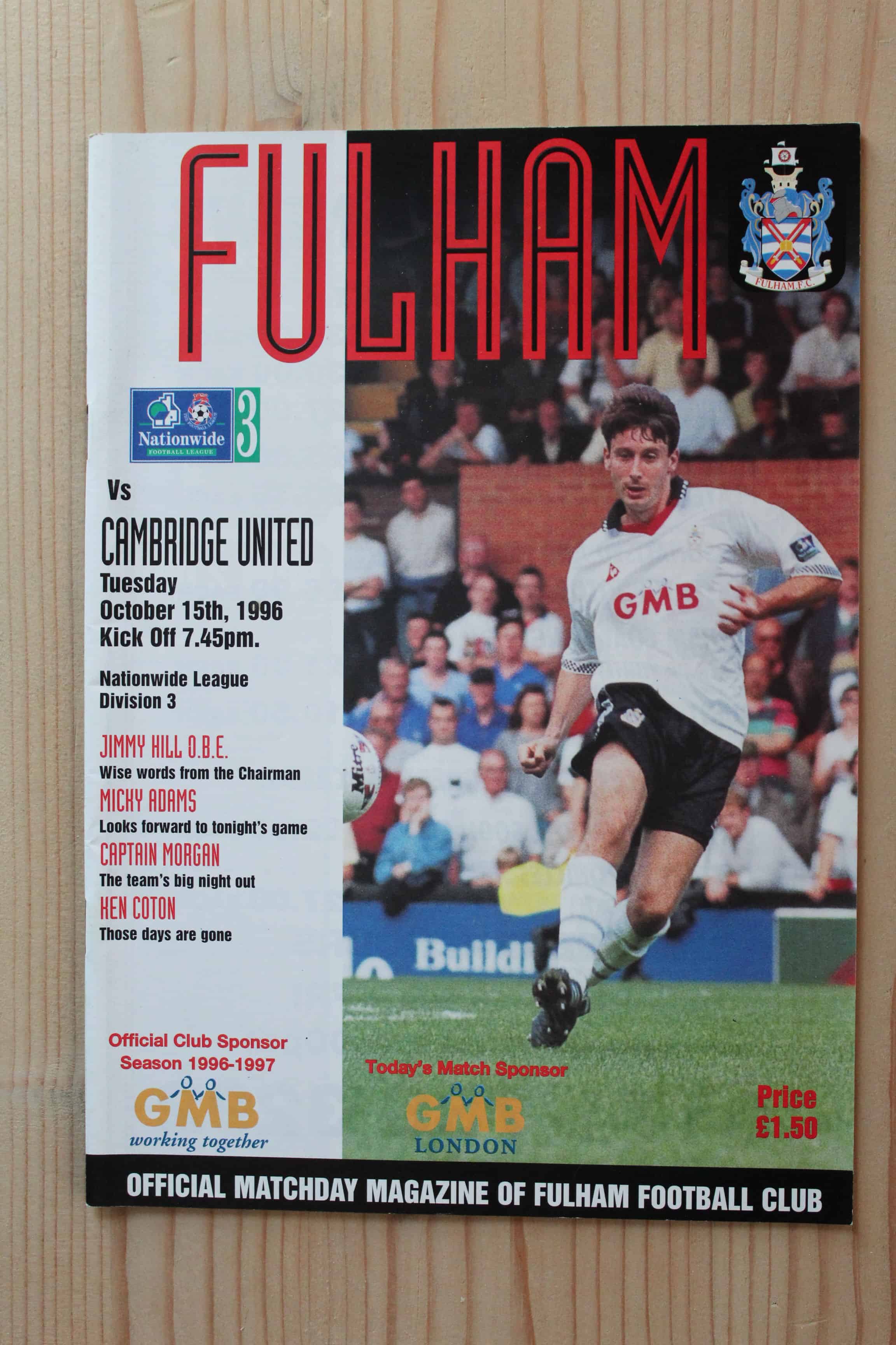 Fulham FC v Cambridge United FC