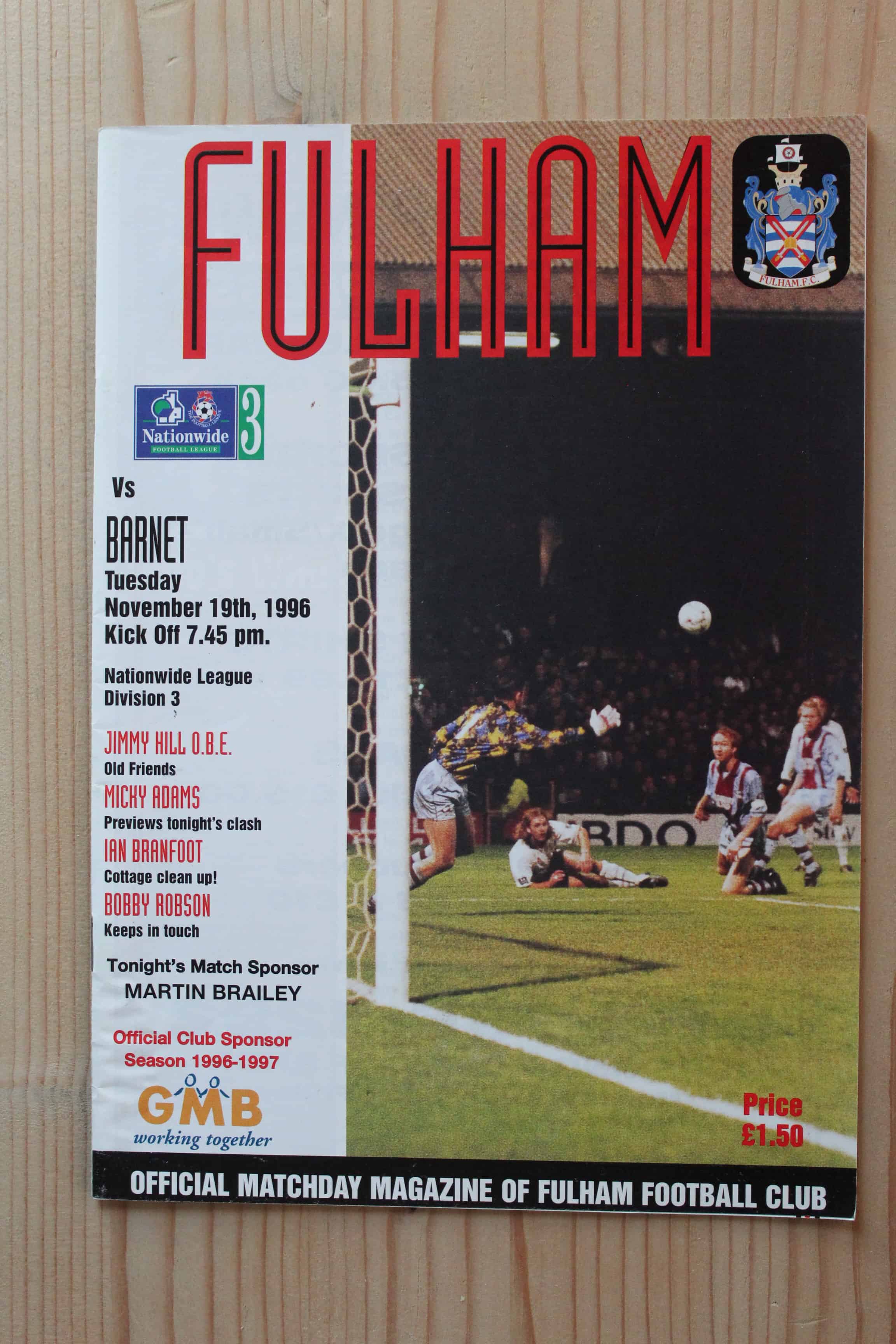 Fulham FC v Barnet FC