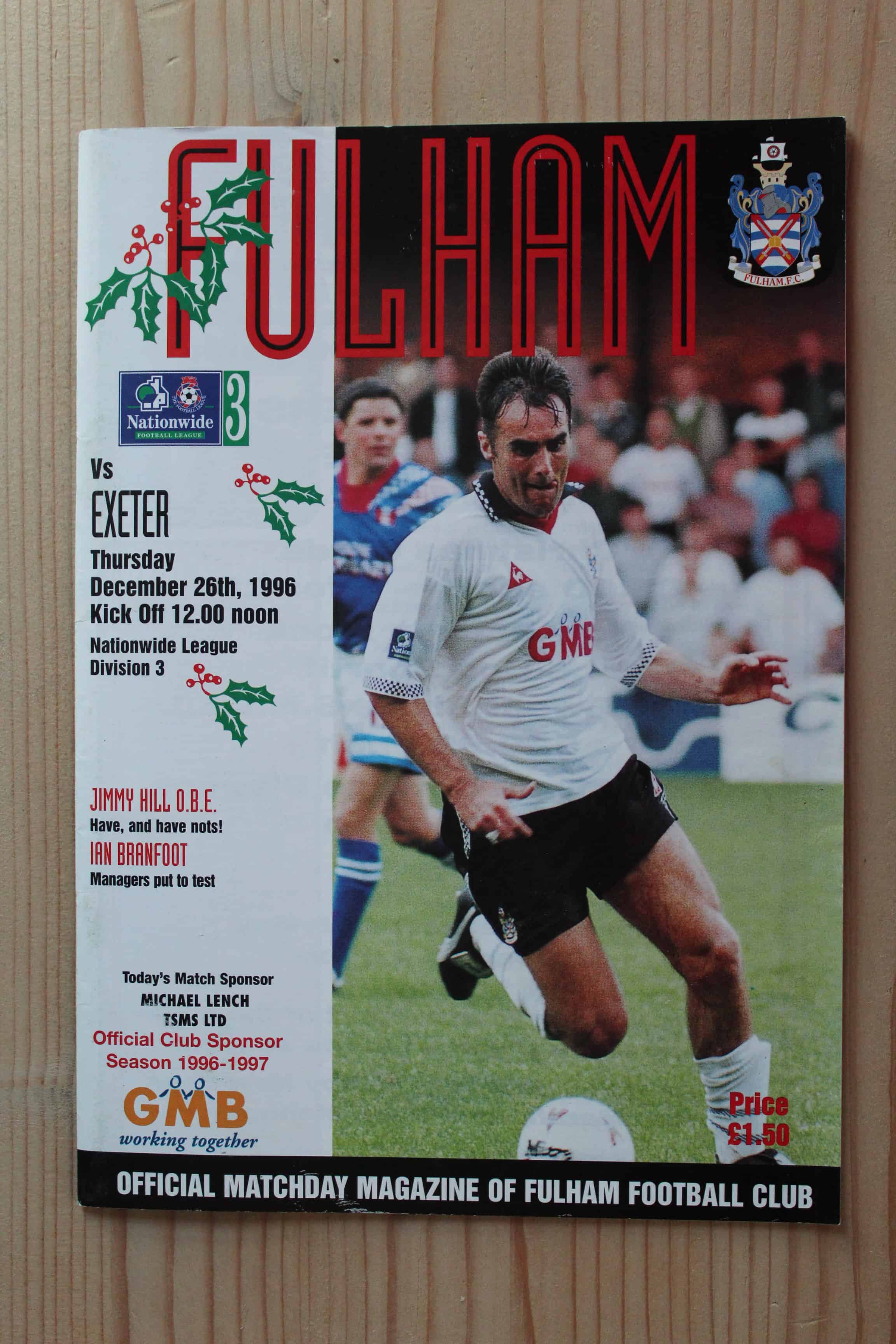 Fulham FC v Exeter City FC