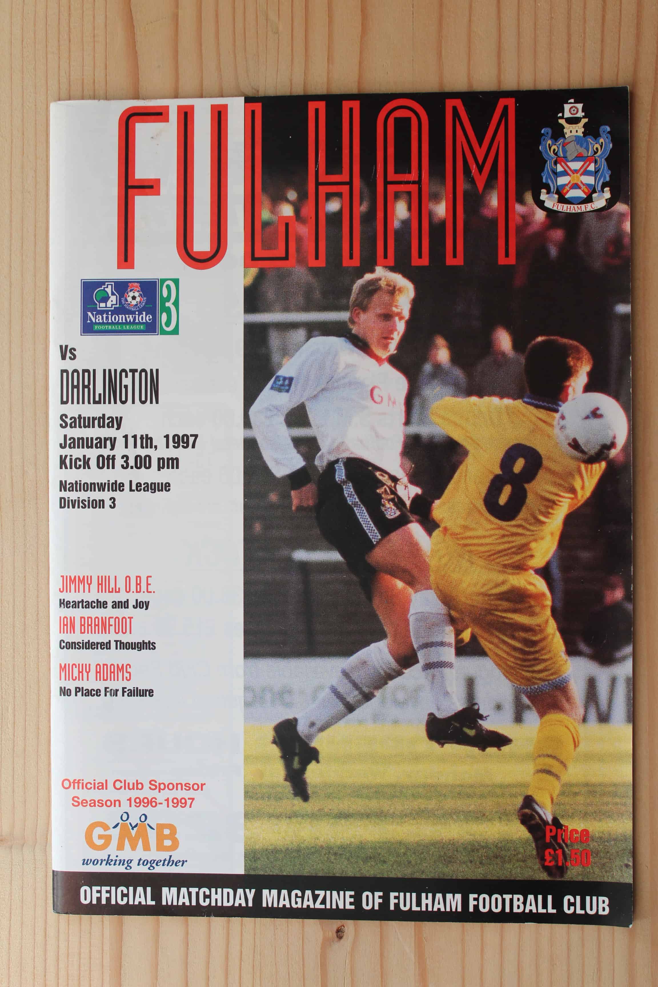 Fulham FC v Darlington FC