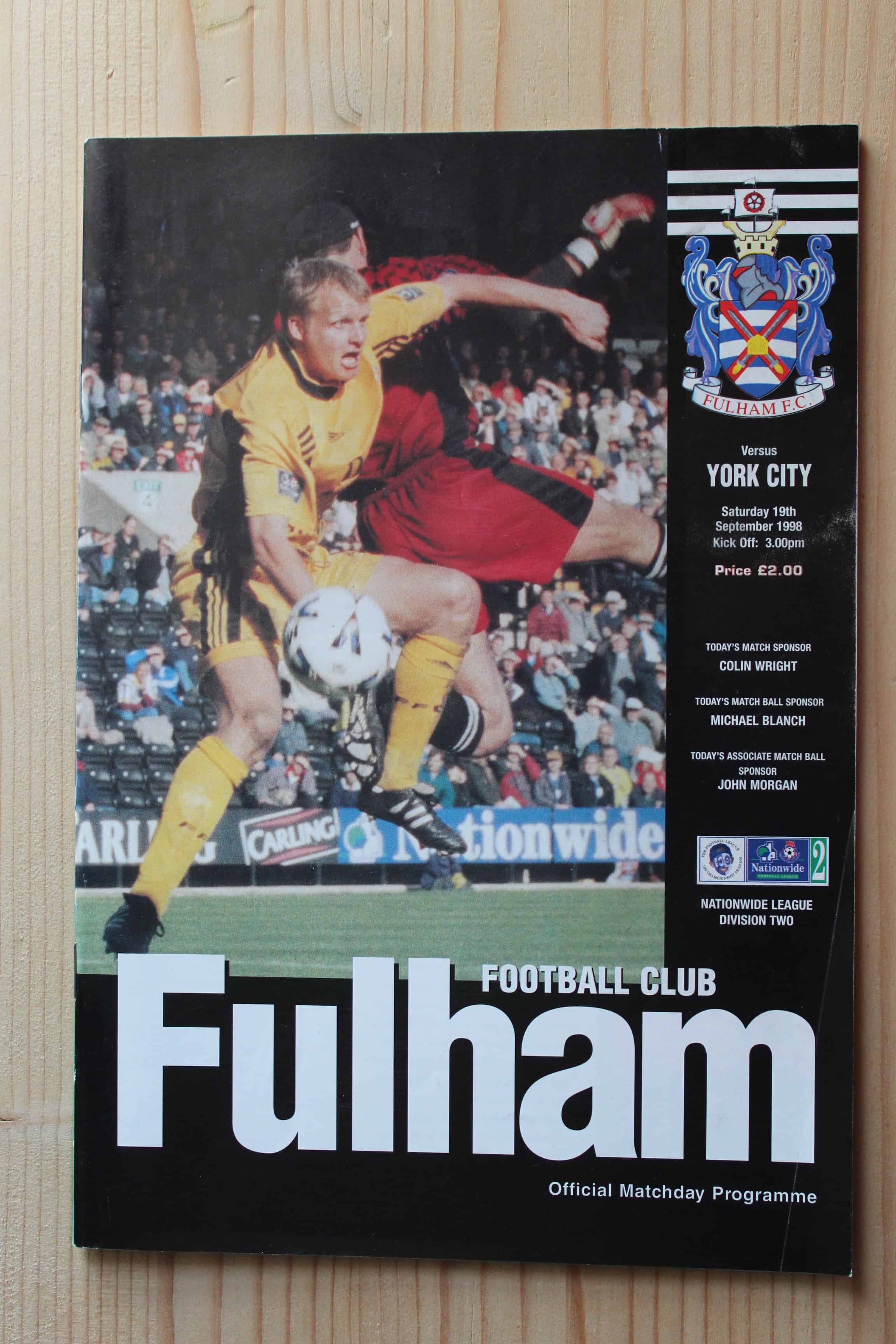 Fulham FC v York City FC