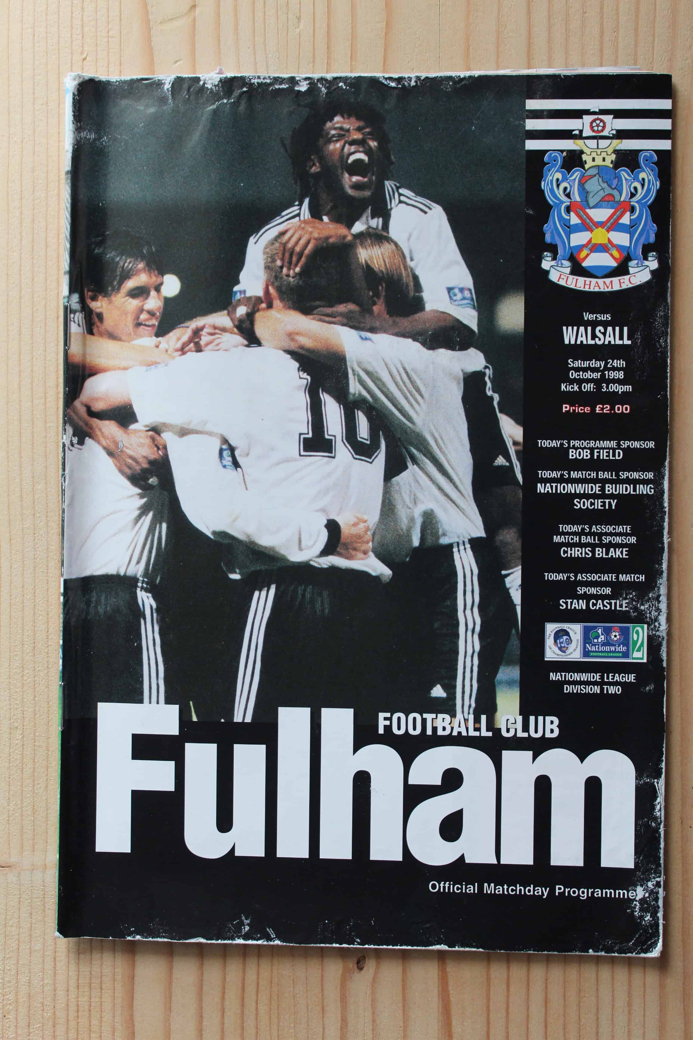 Fulham FC v Walsall FC