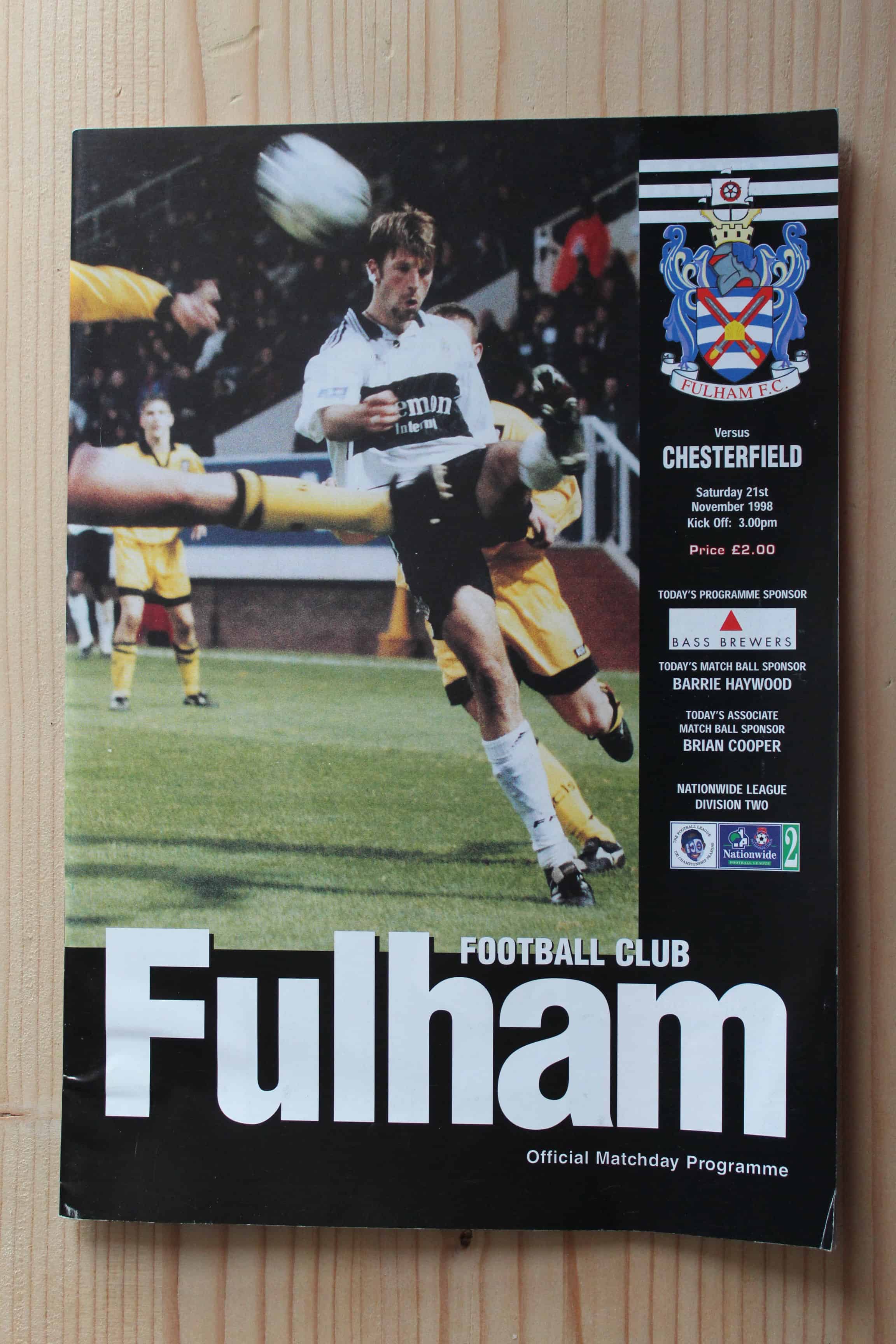 Fulham FC v Chesterfield FC