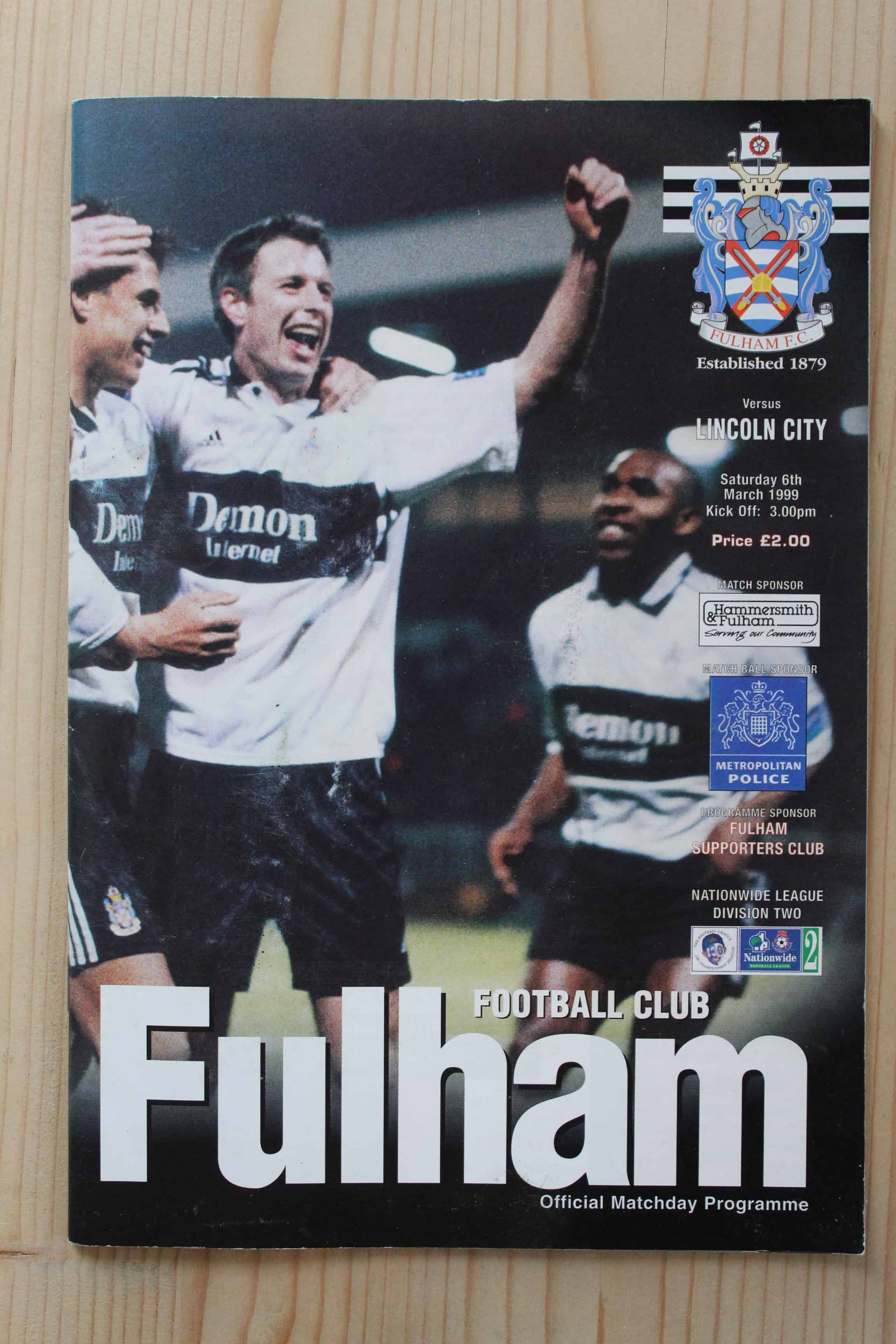 Fulham FC v Lincoln City FC