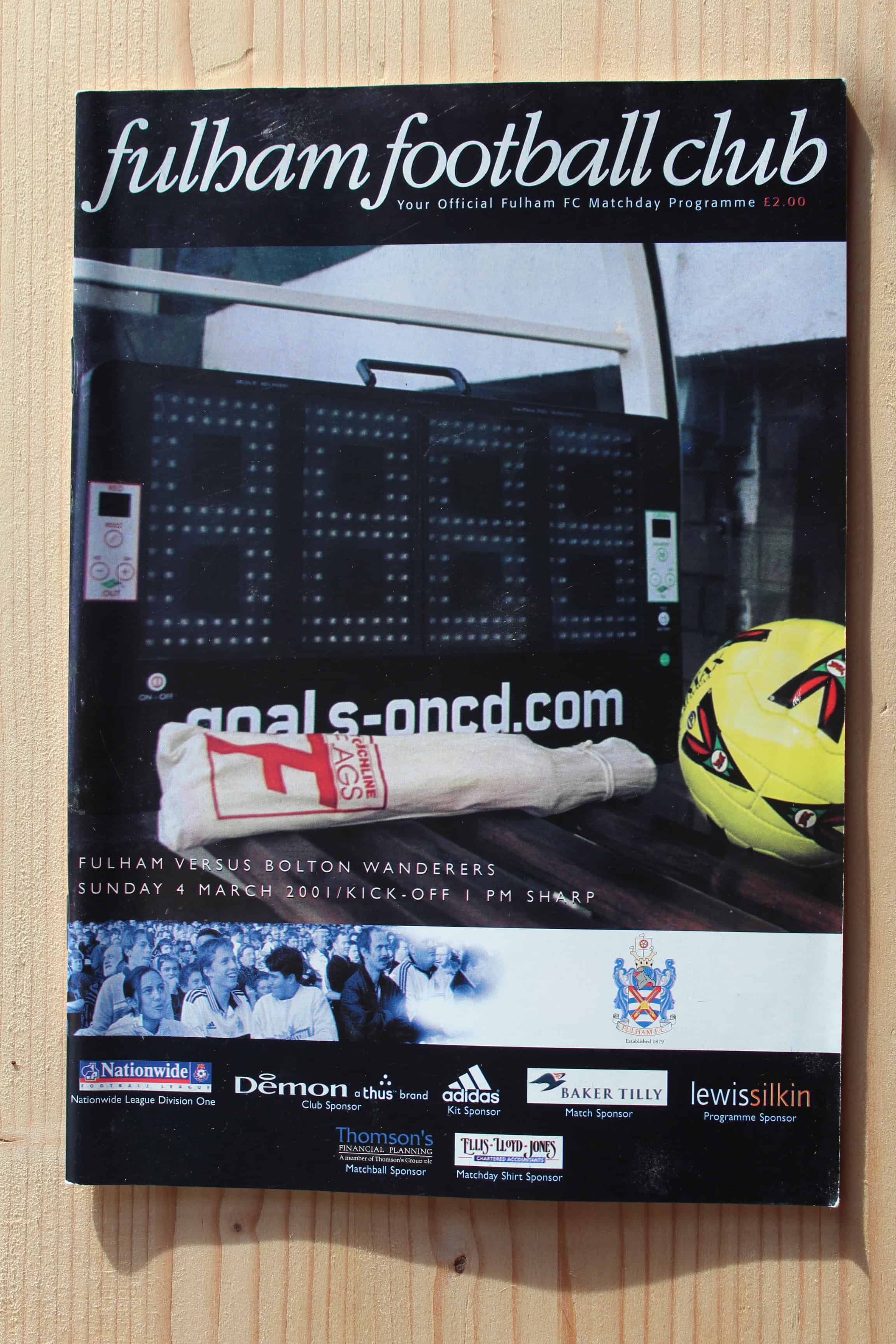 Fulham FC v Bolton Wanderers FC