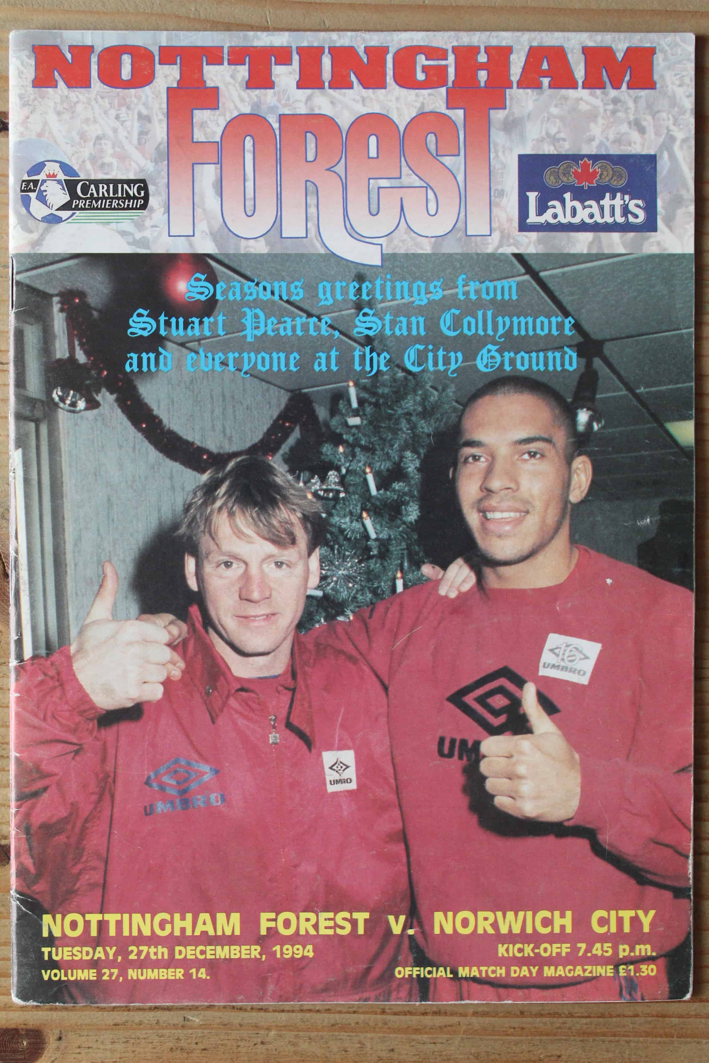 Nottingham Forest FC v Norwich City FC