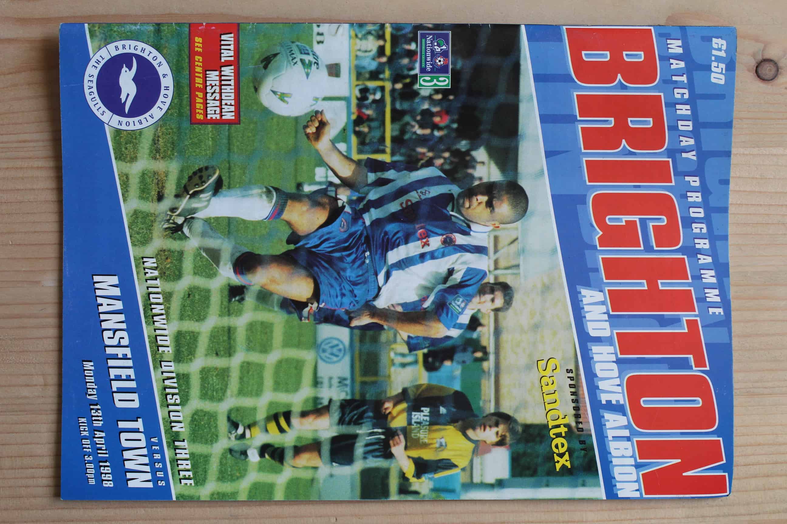 Brighton & Hove Albion FC v Mansfield Town FC