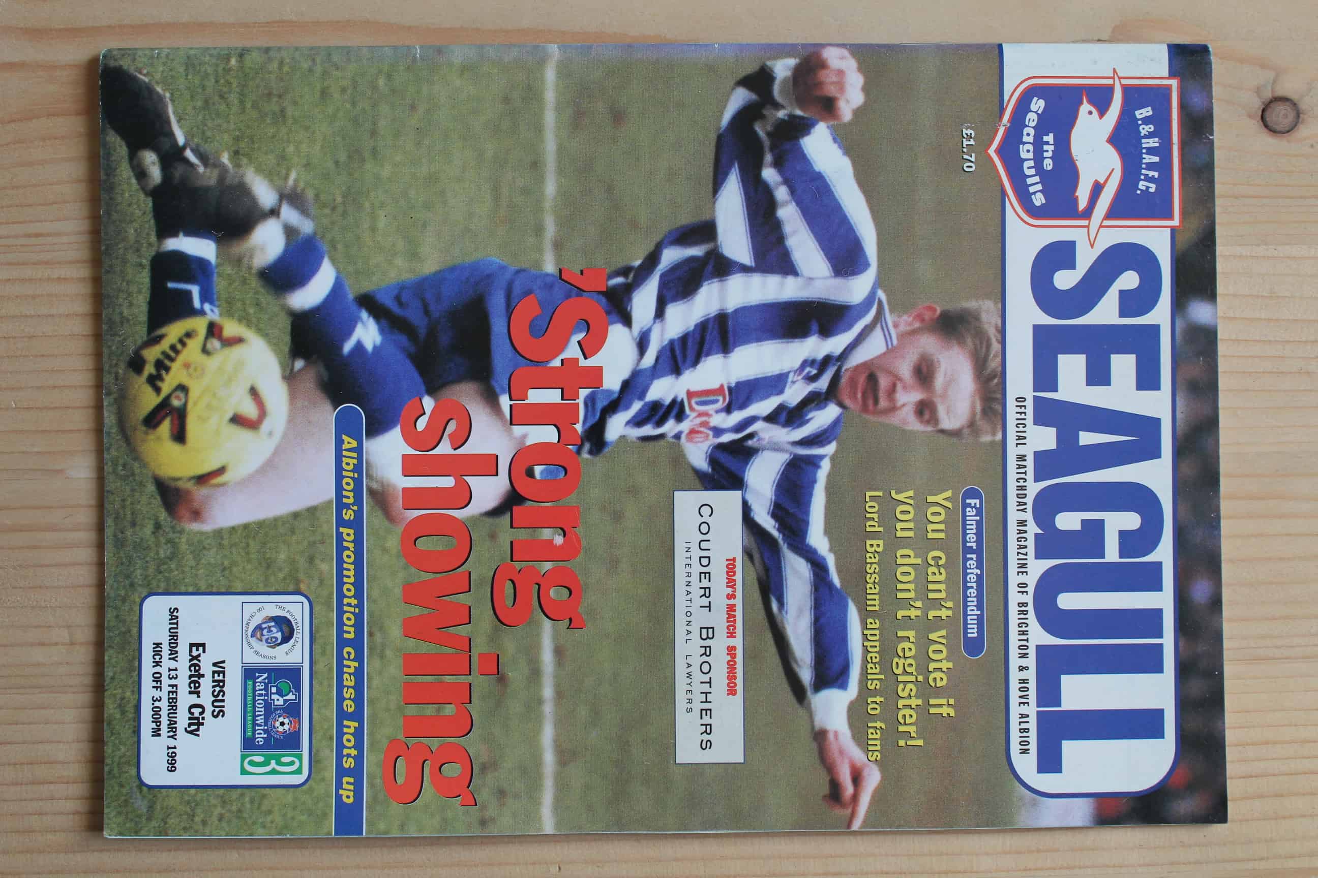 Brighton & Hove Albion FC v Exeter City FC