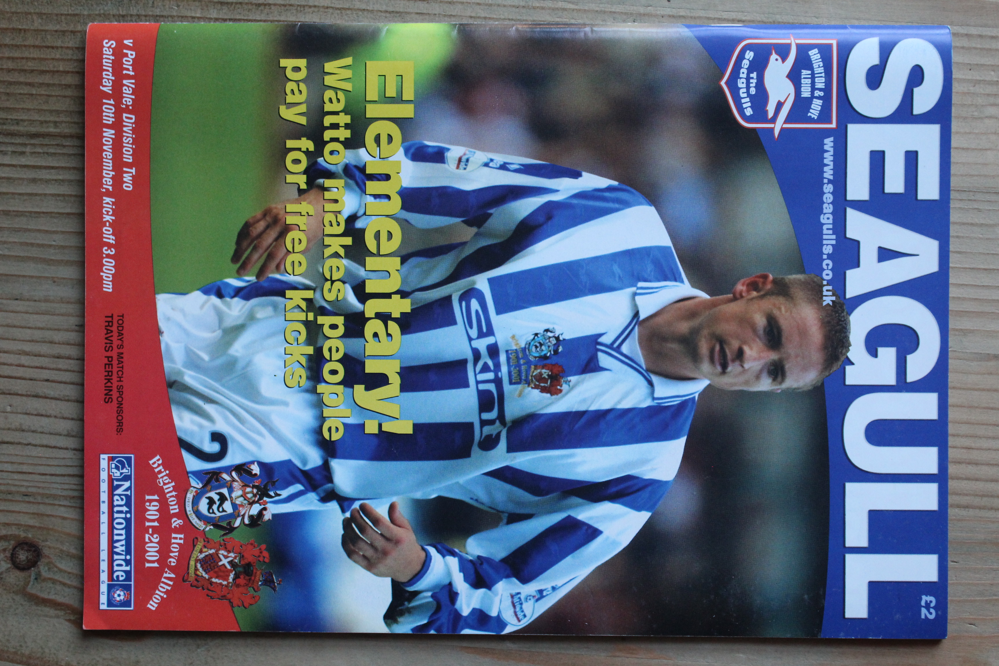 Brighton & Hove Albion FC v Port Vale FC