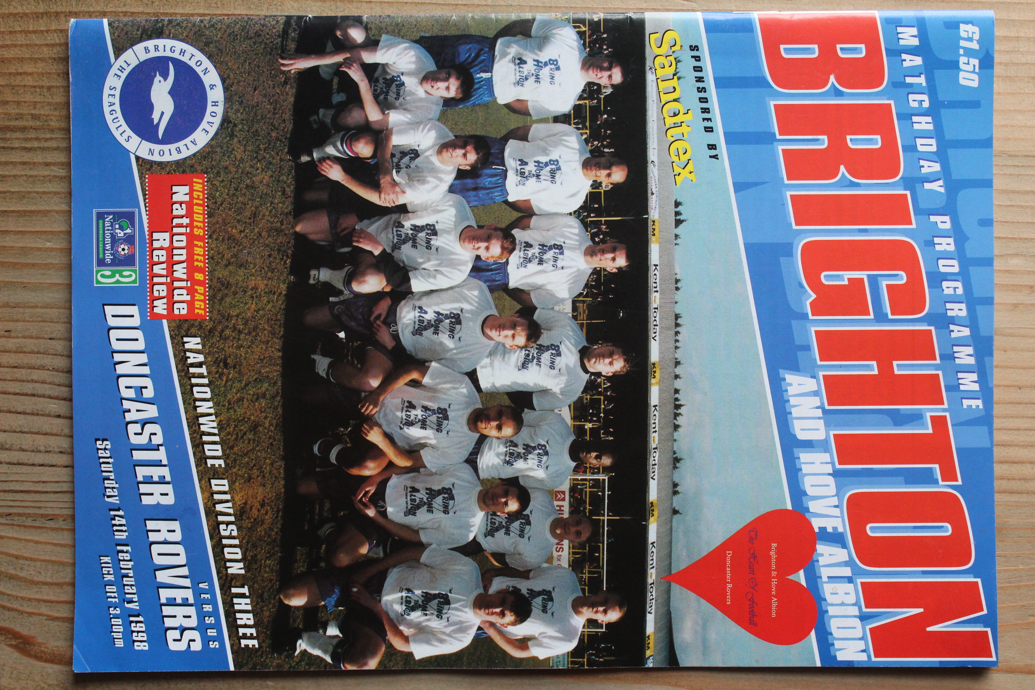 Brighton & Hove Albion FC v Doncaster Rovers FC