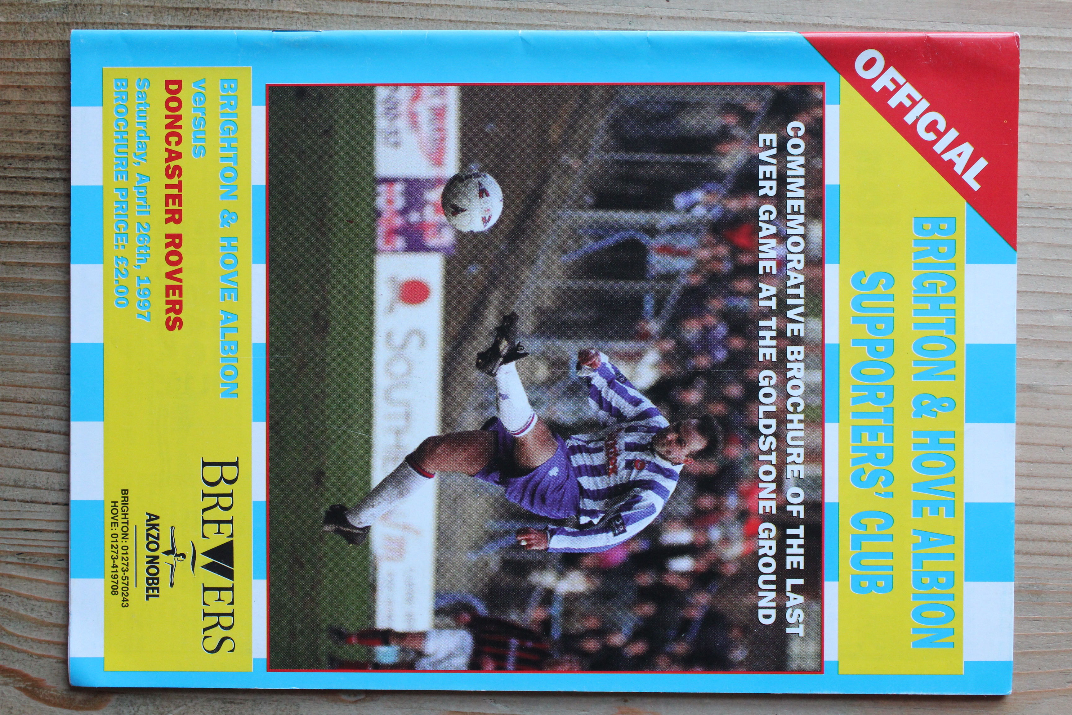 Brighton & Hove Albion FC v Doncaster Rovers FC