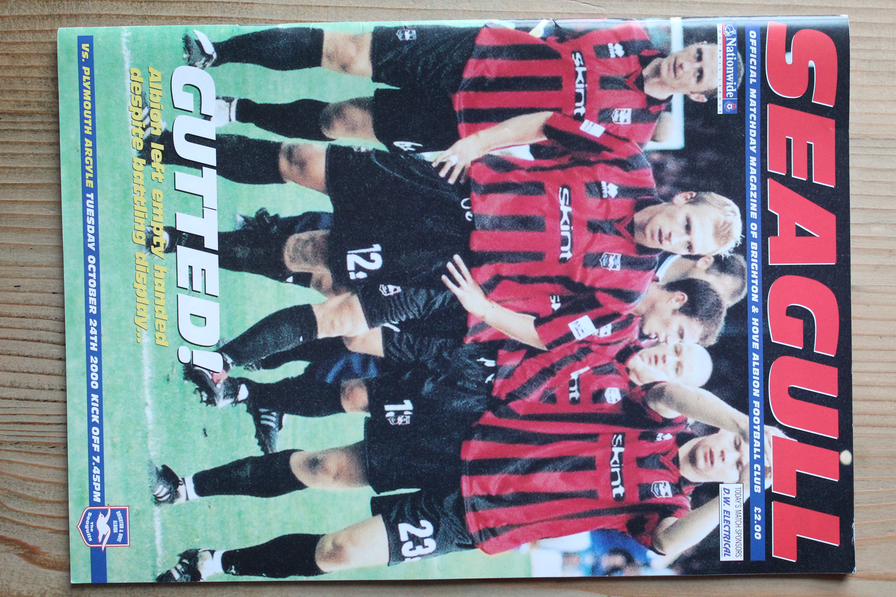 Brighton & Hove Albion FC v Plymouth Argyle FC