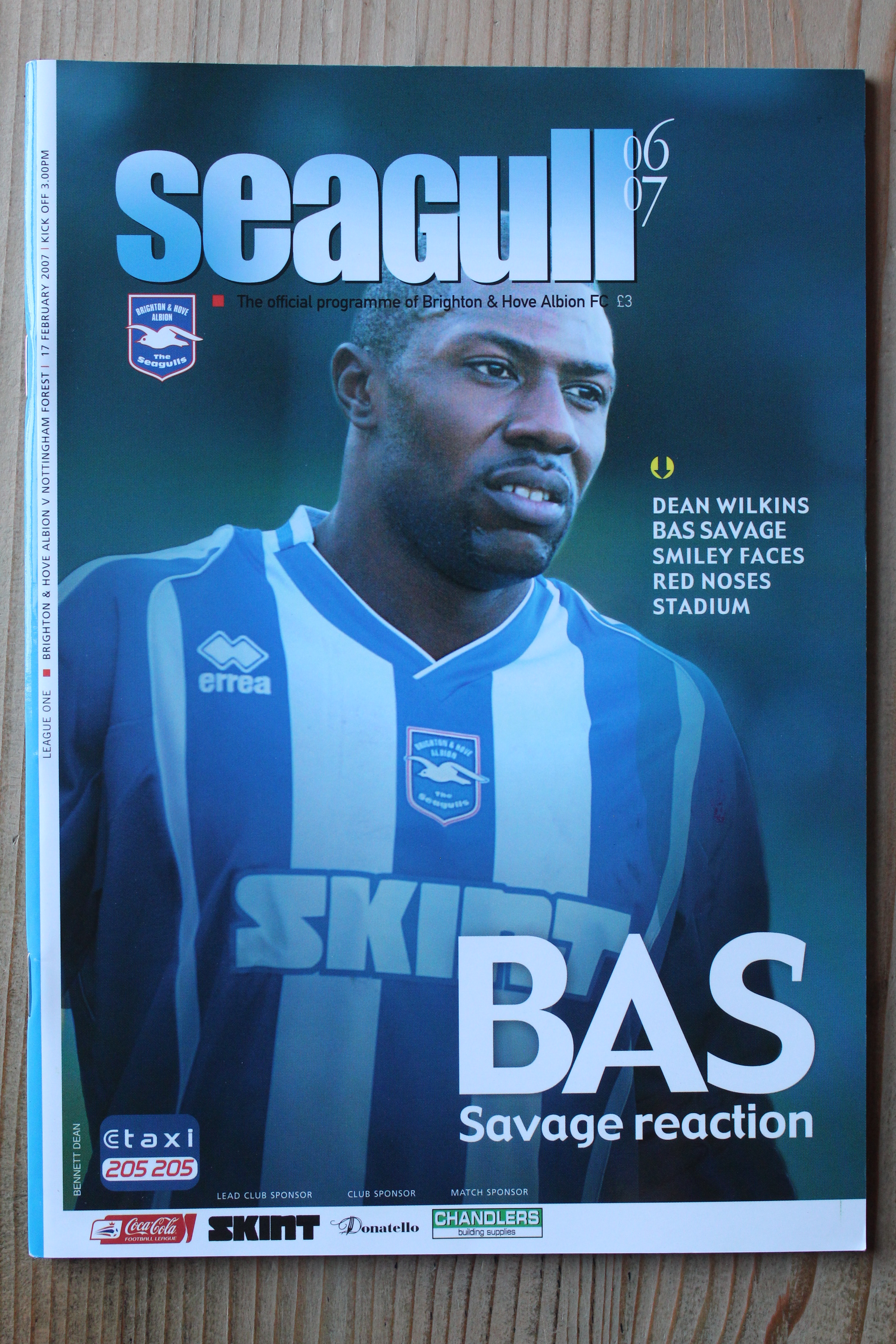 Brighton & Hove Albion FC v Nottingham Forest FC