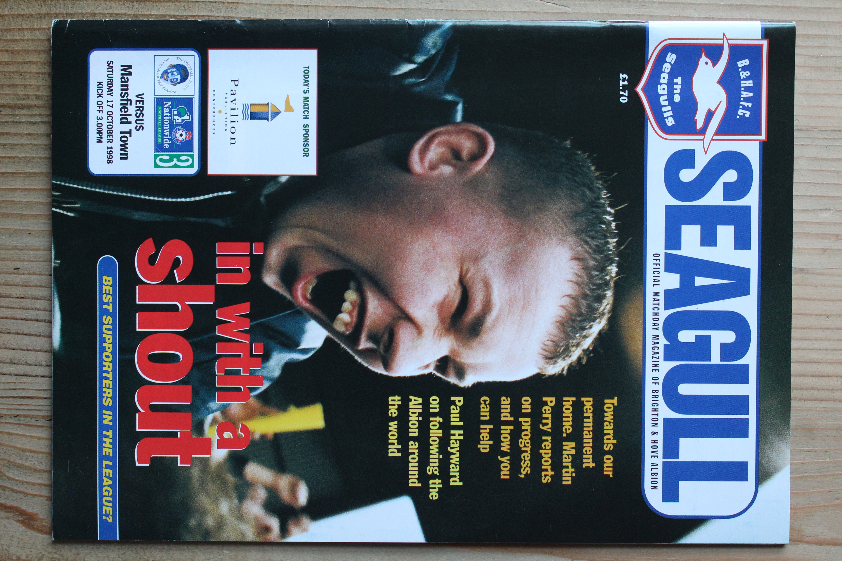 Brighton & Hove Albion FC v Mansfield Town FC