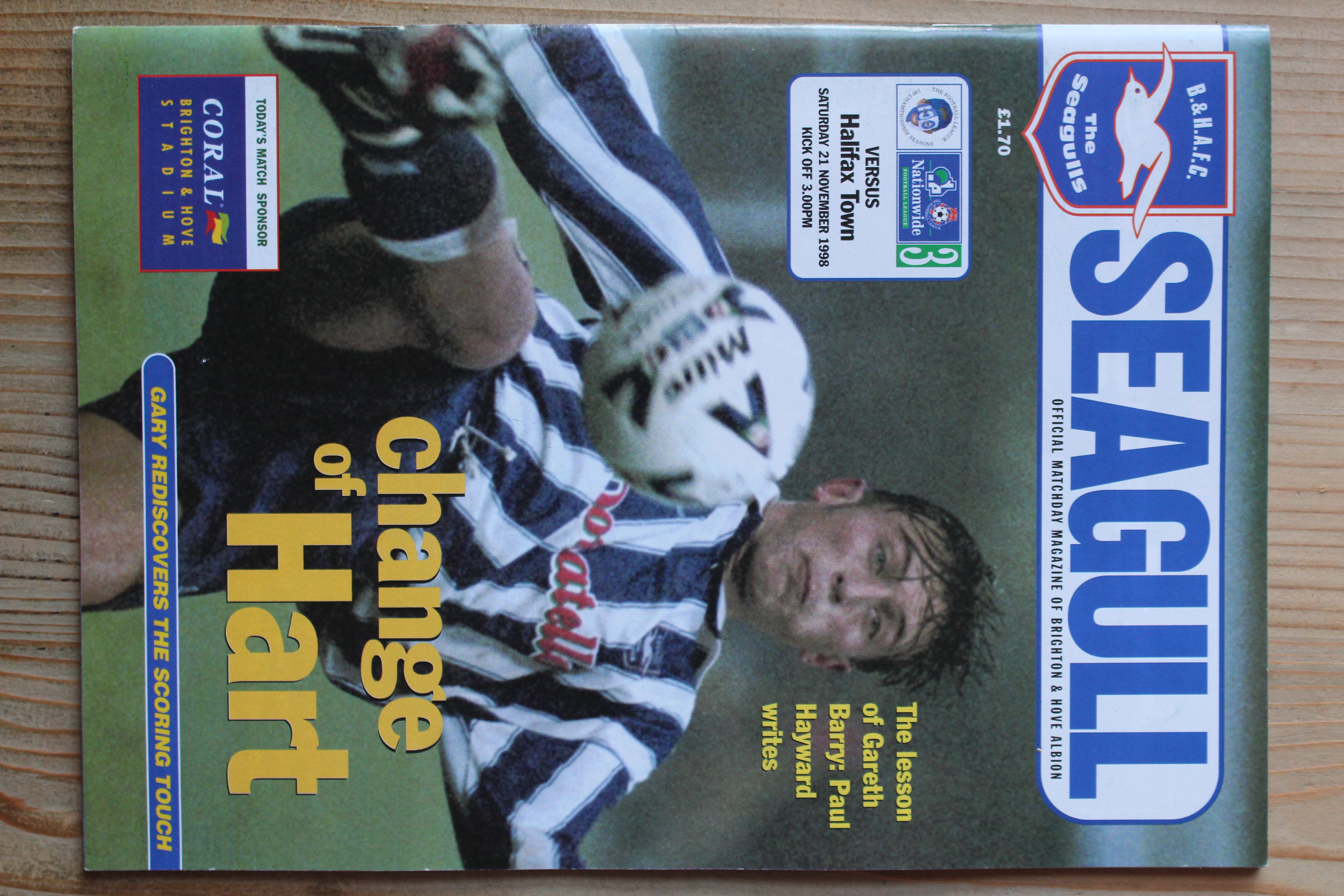 Brighton & Hove Albion FC v Halifax Town A.F.C