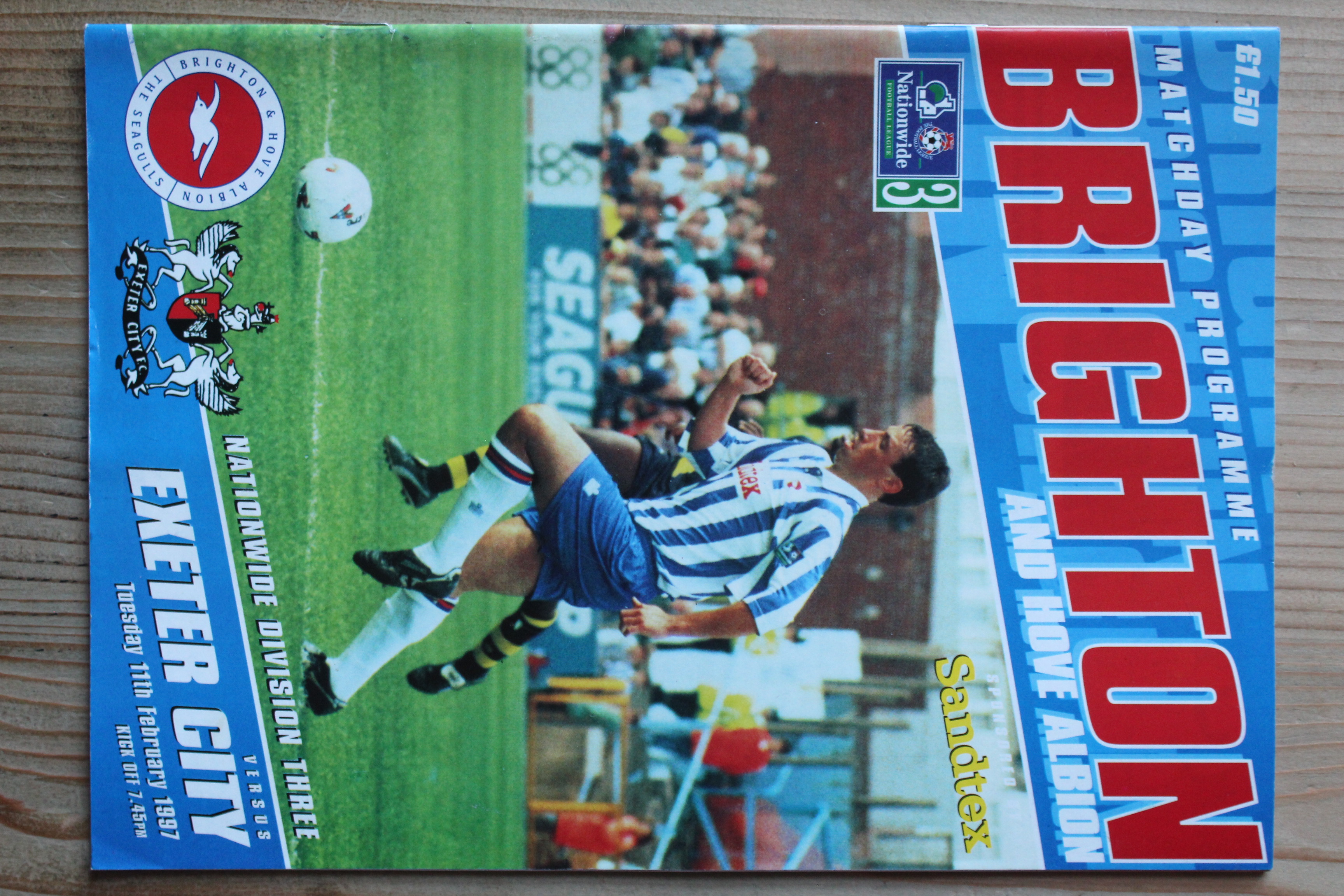 Brighton & Hove Albion FC v Exeter City FC