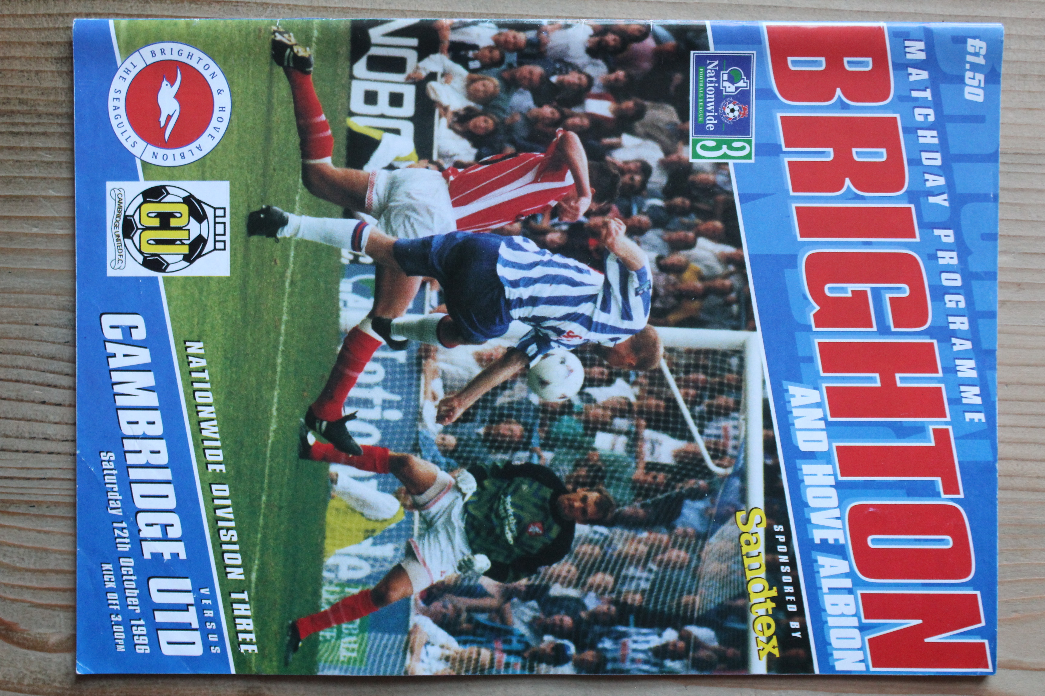 Brighton & Hove Albion FC v Cambridge United FC