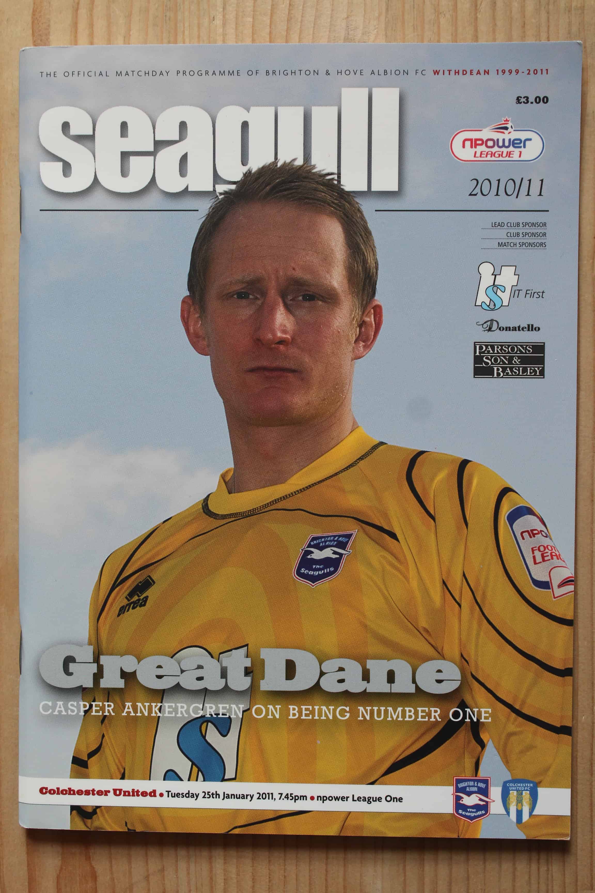 Brighton & Hove Albion FC v Colchester United FC