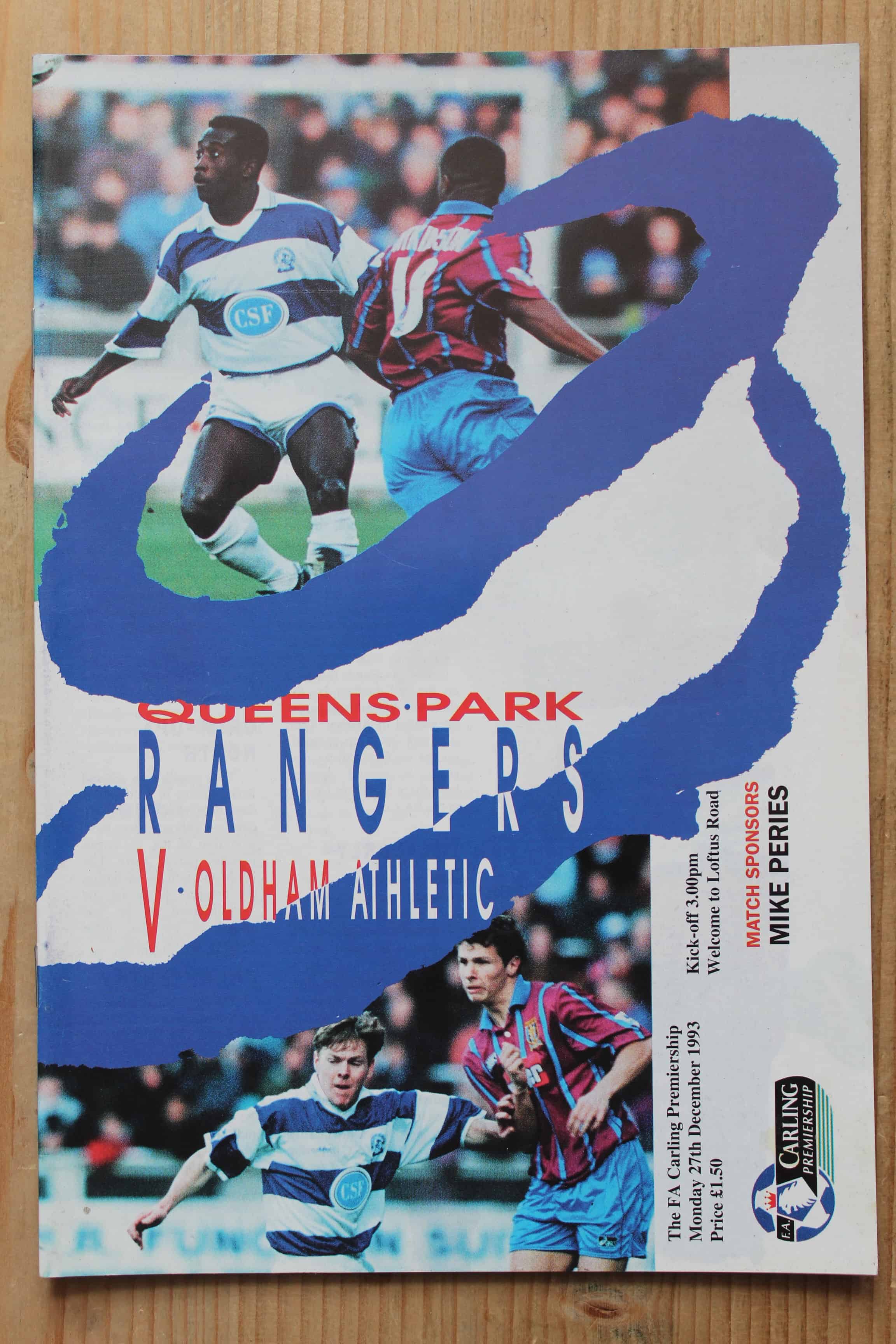 Queens Park Rangers FC v Oldham Athletic FC
