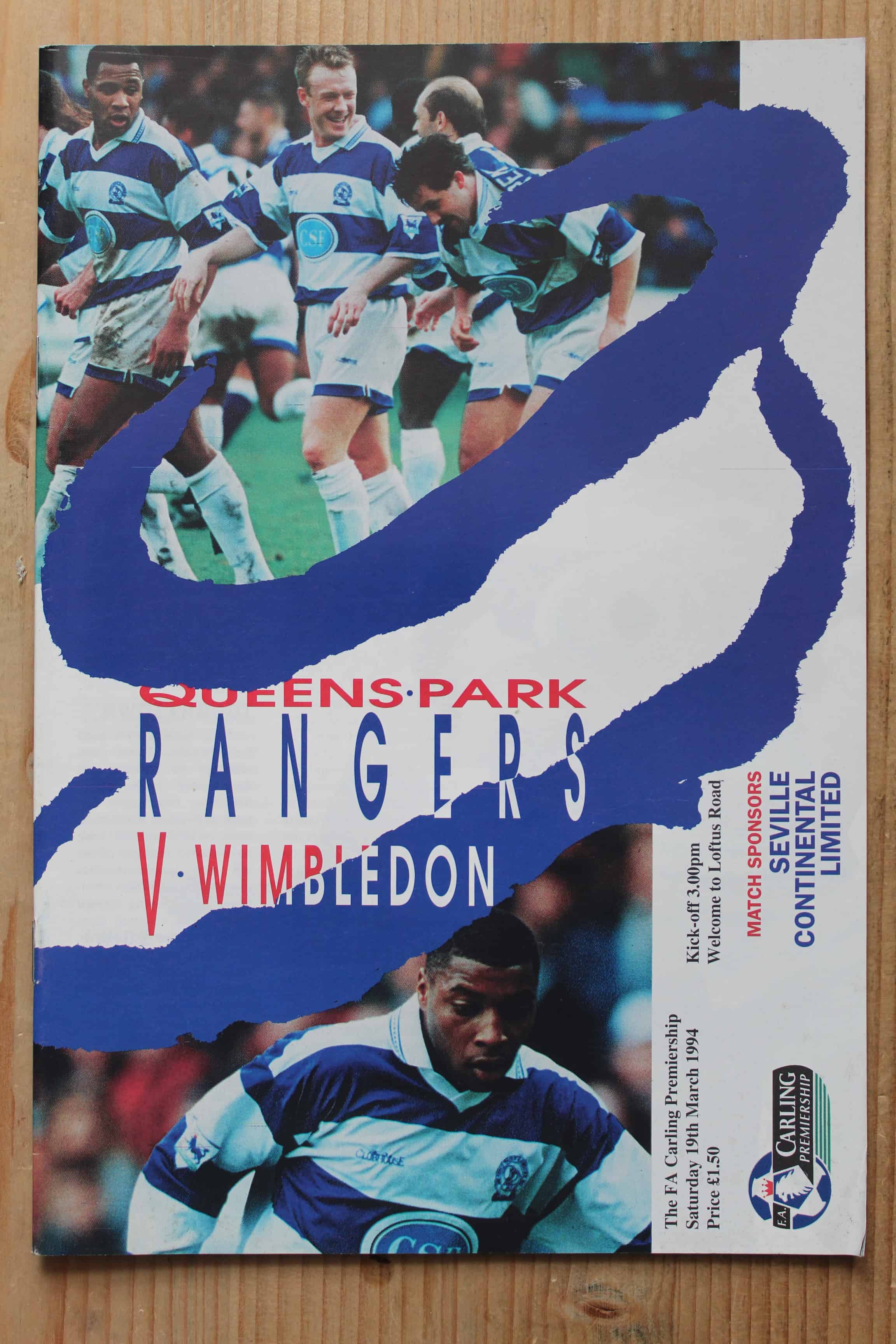 Queens Park Rangers FC v Wimbledon