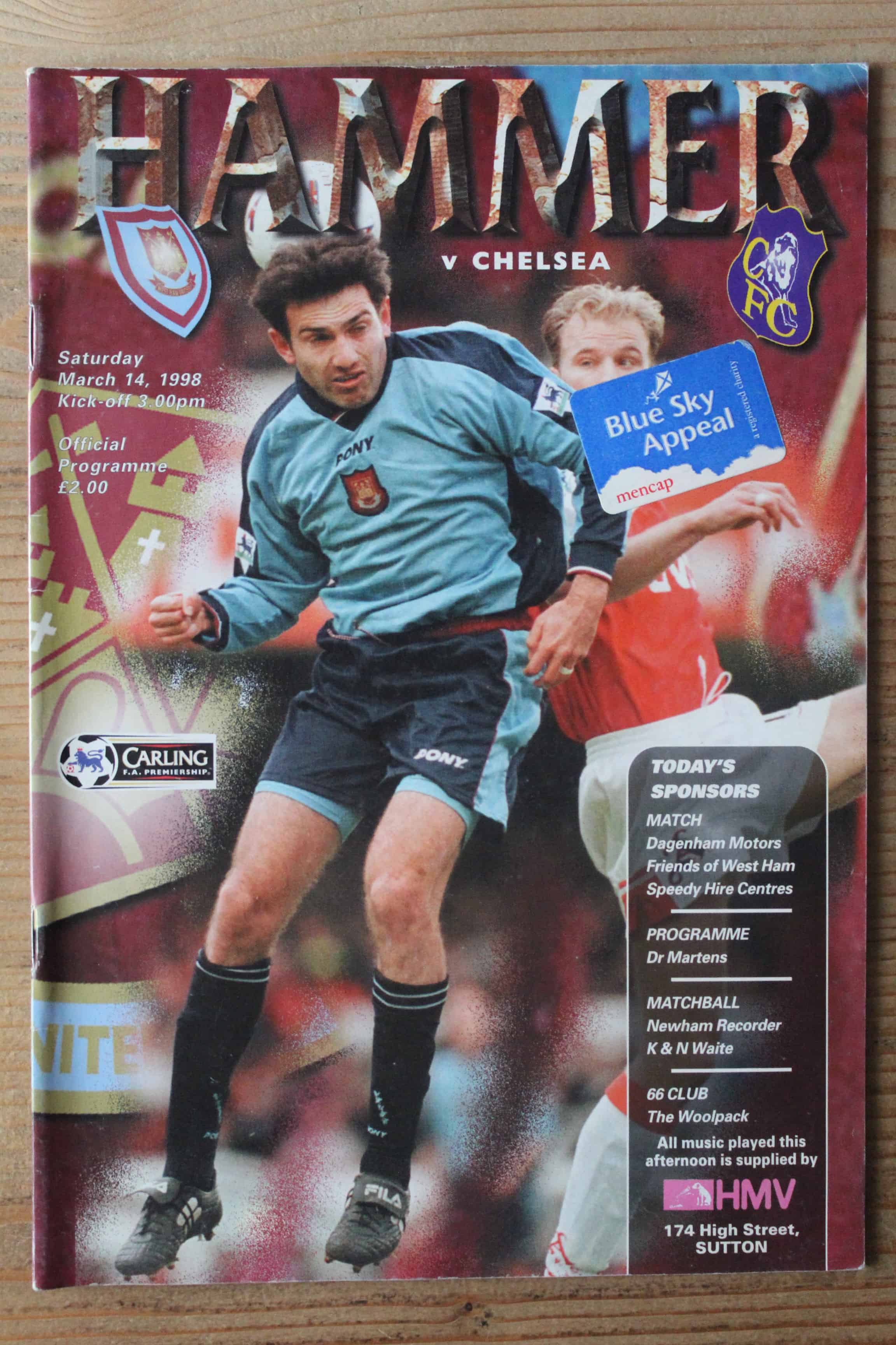 West Ham United FC v Chelsea FC