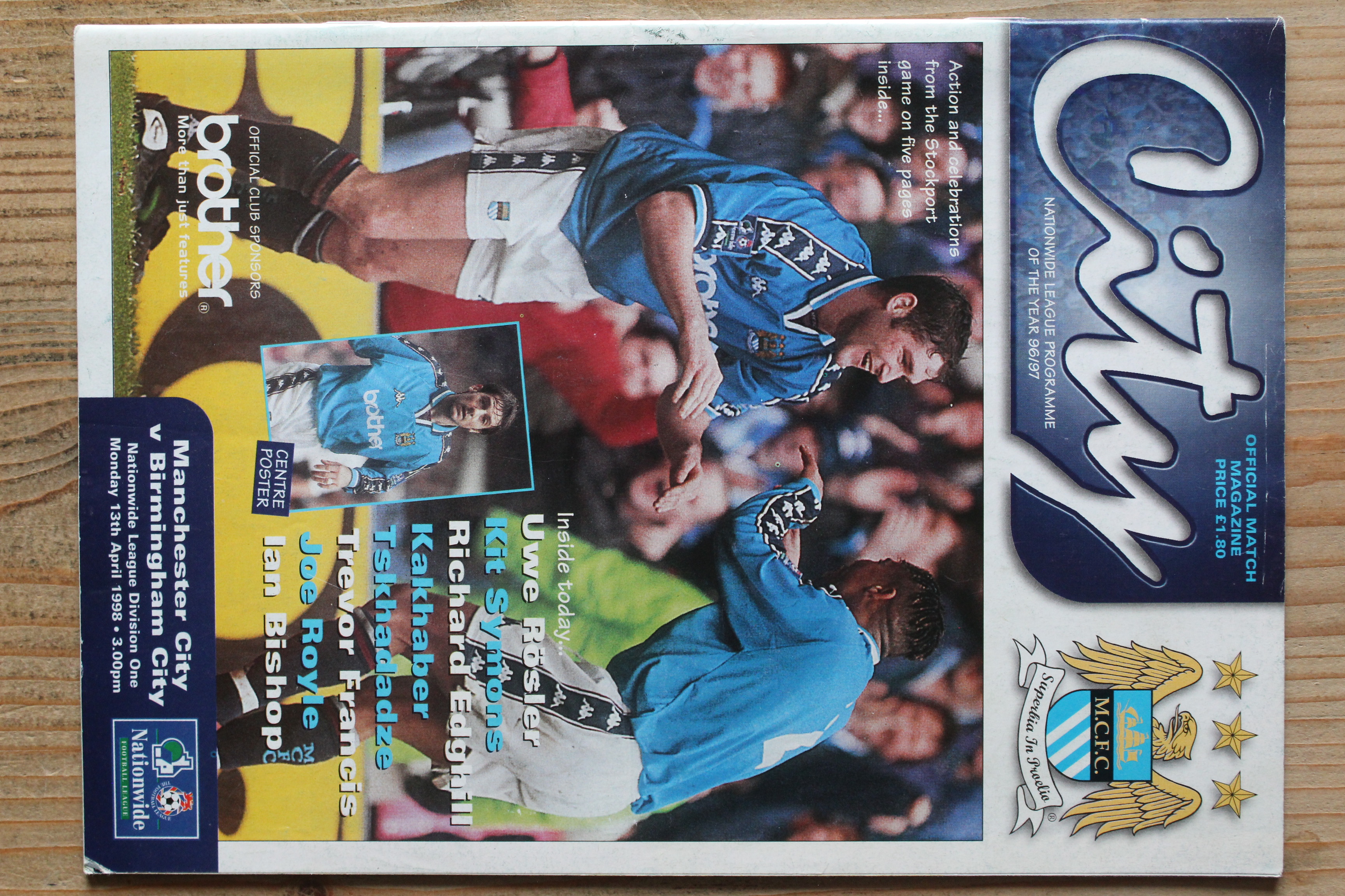 Manchester City FC v Birmingham City FC