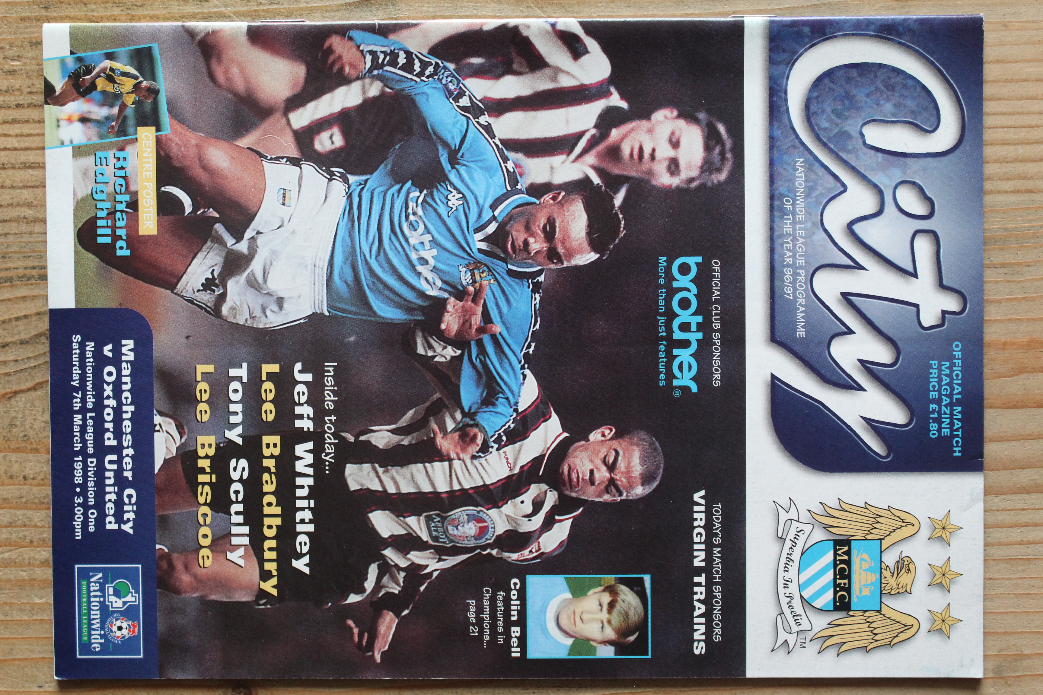 Manchester City FC v Oxford United FC