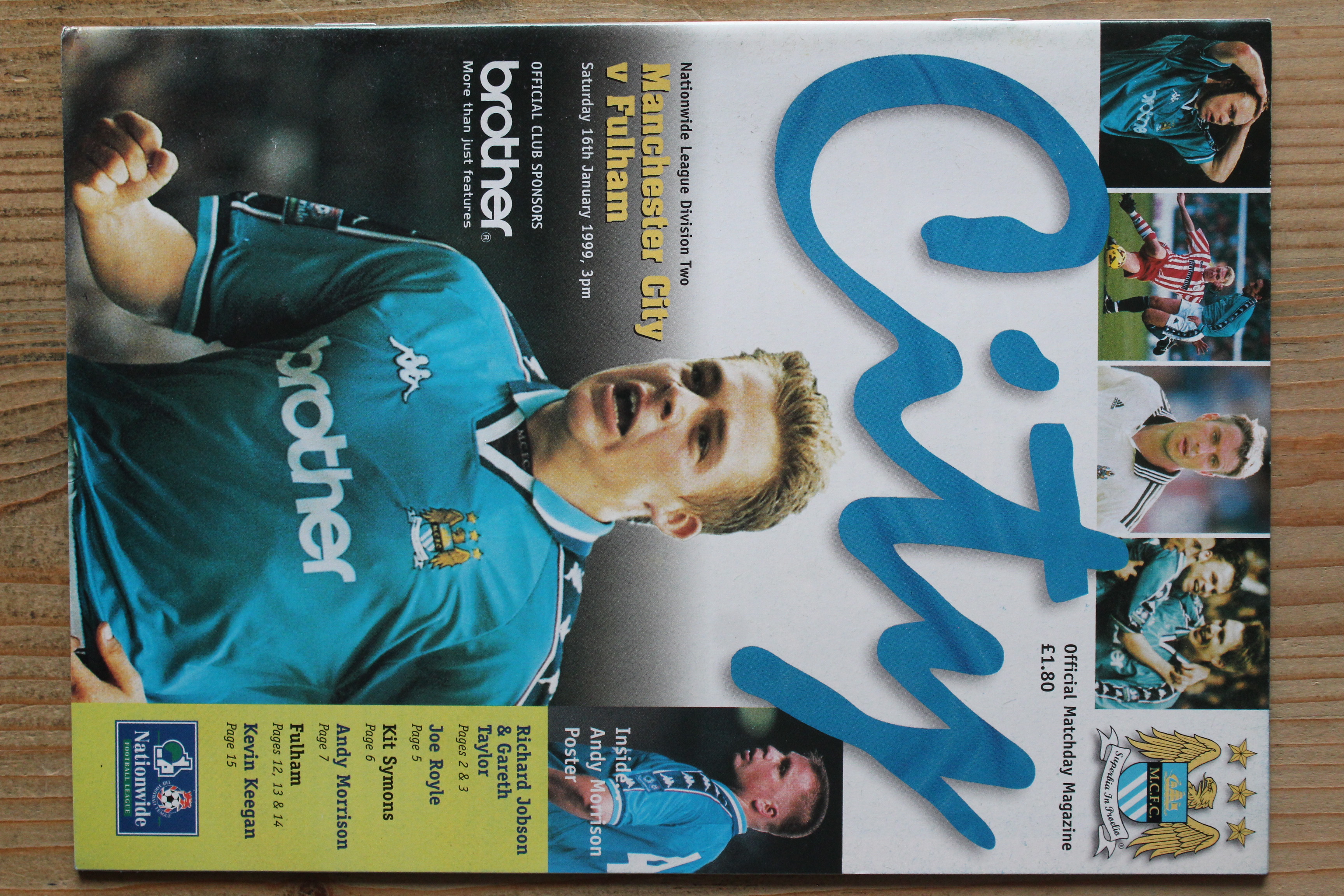 Manchester City FC v Fulham FC