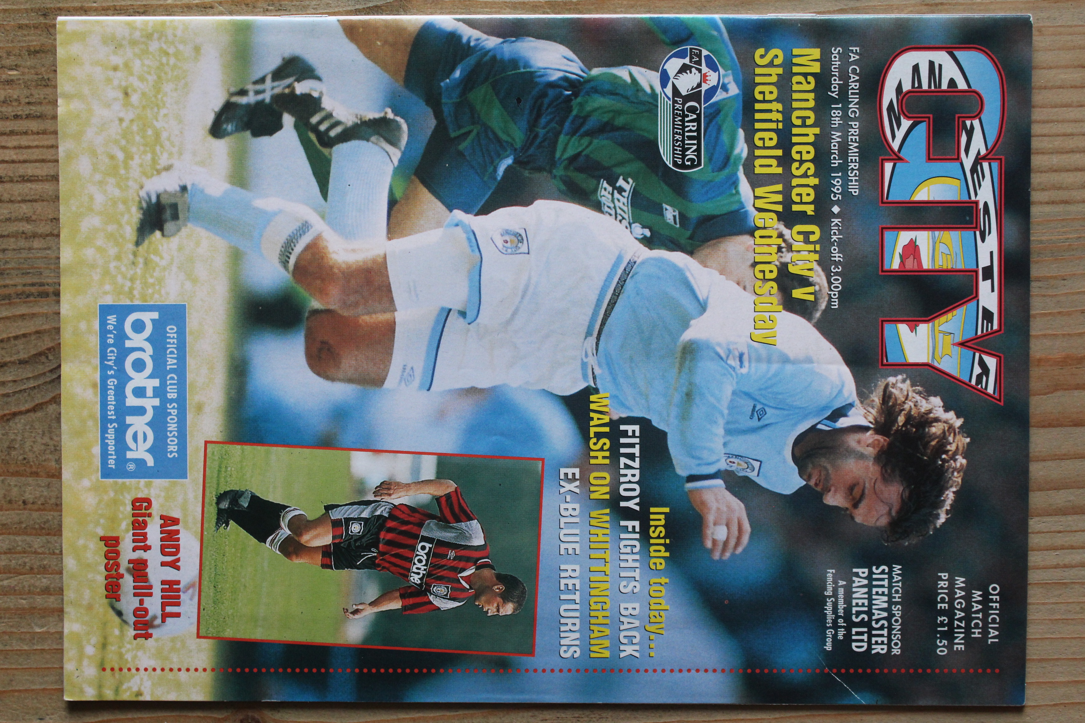 Manchester City FC v Sheffield Wednesday FC 