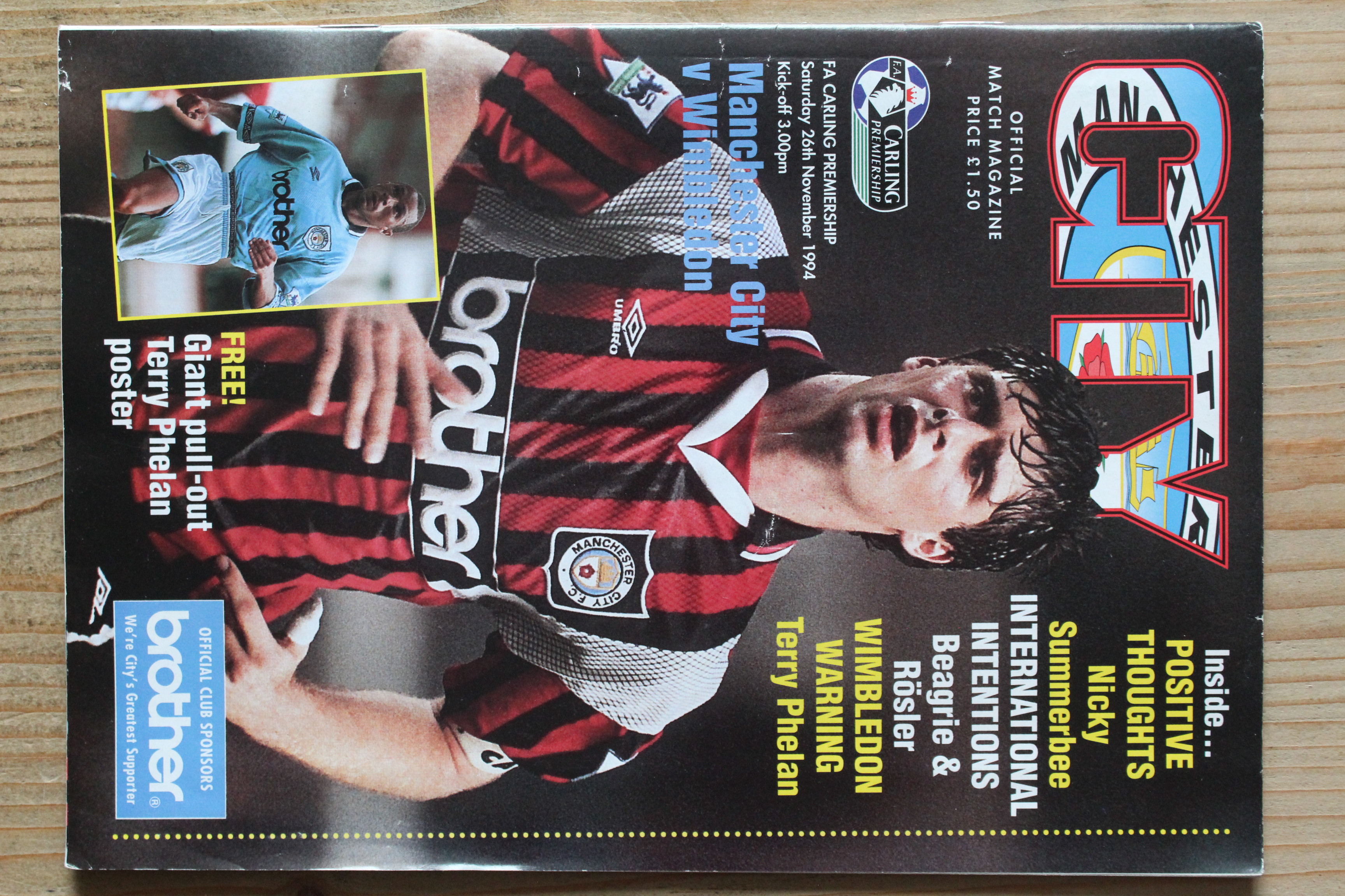 Manchester City FC v Wimbledon