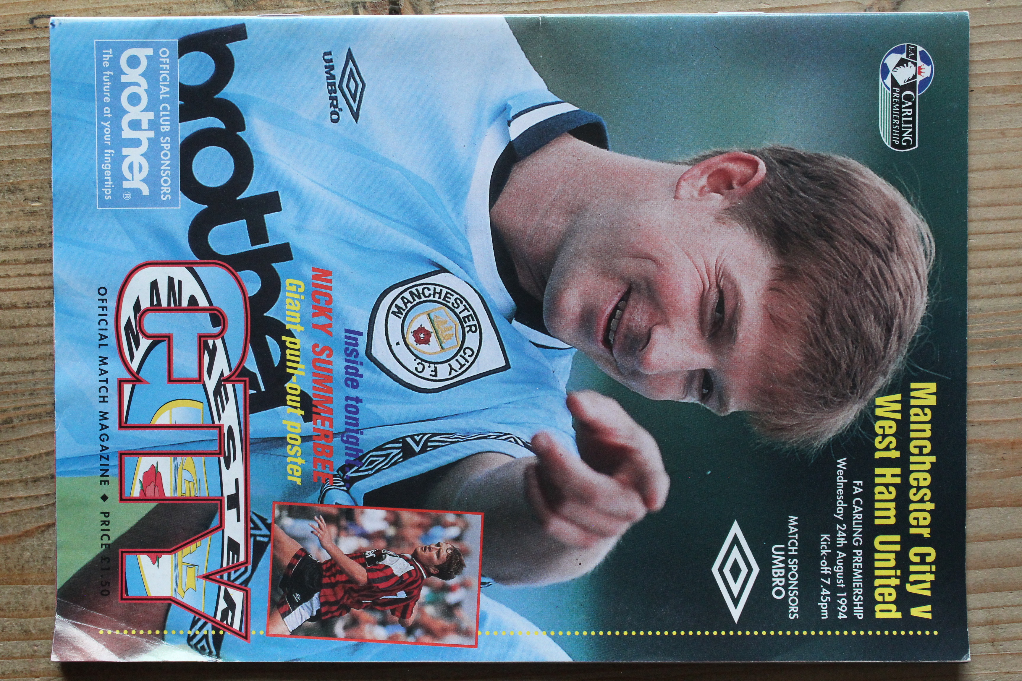 Manchester City FC v West Ham United FC