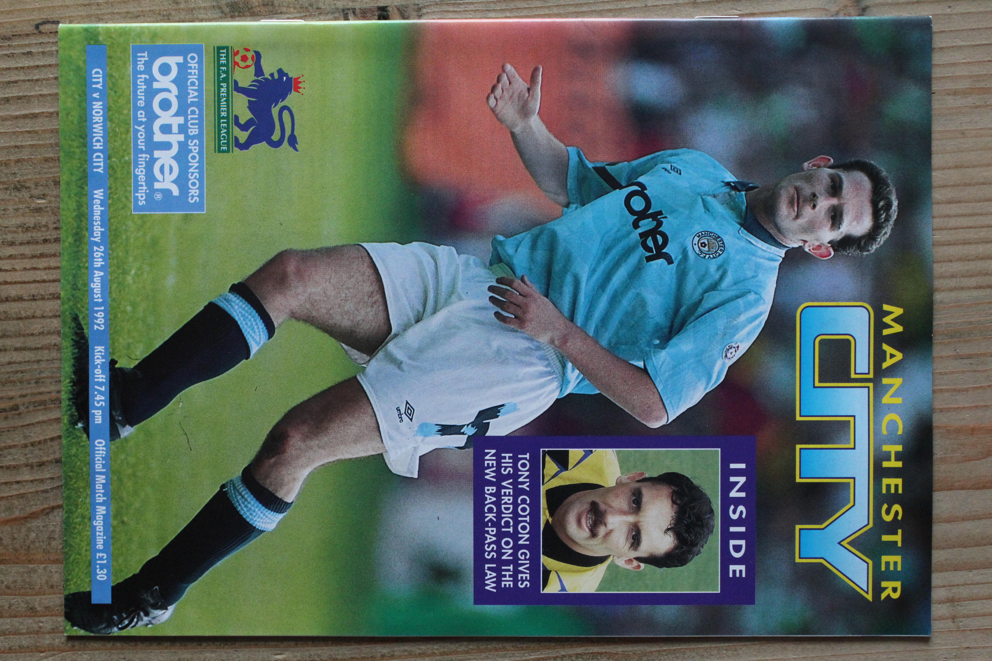 Manchester City FC v Norwich City FC
