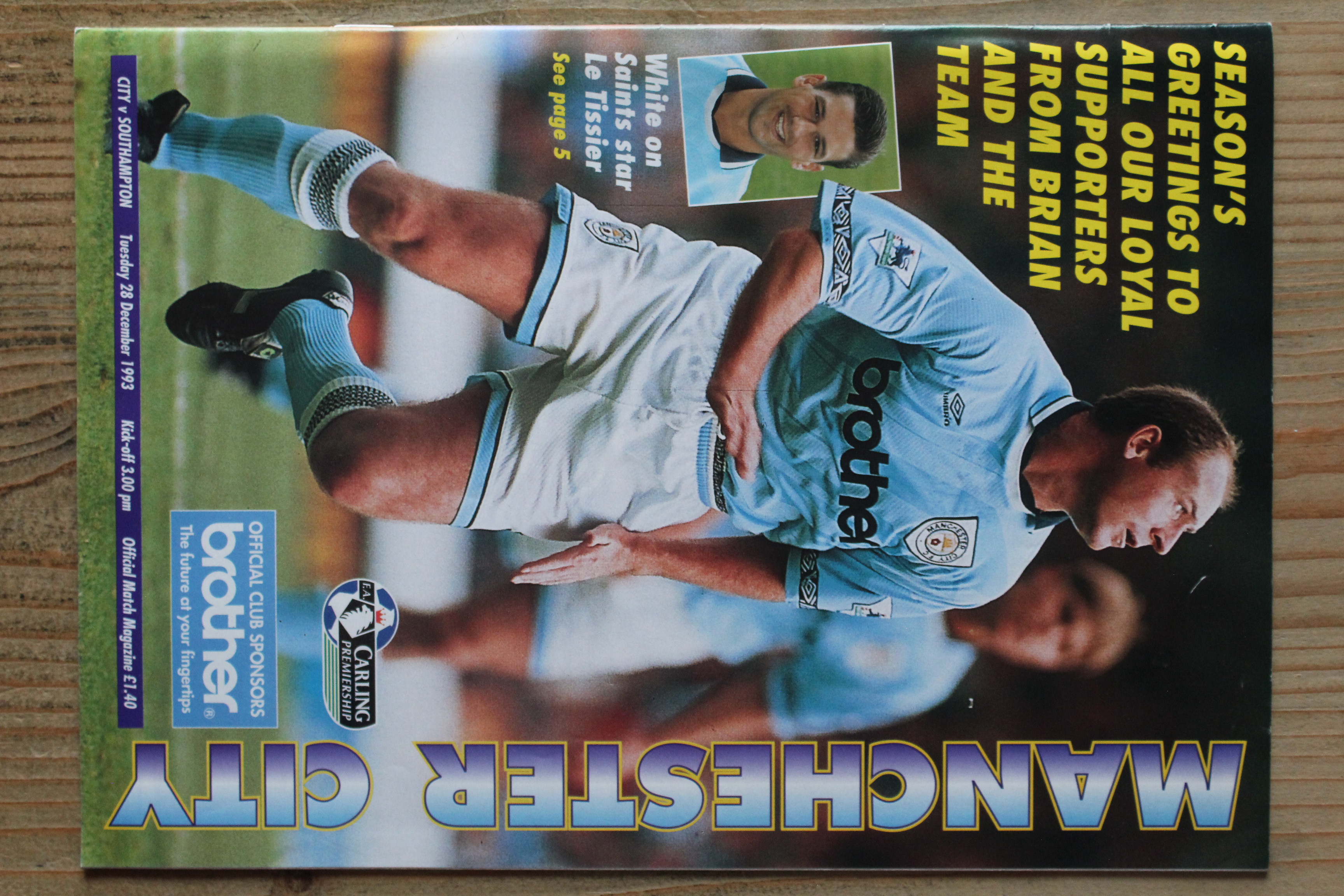 Manchester City FC v Southampton FC
