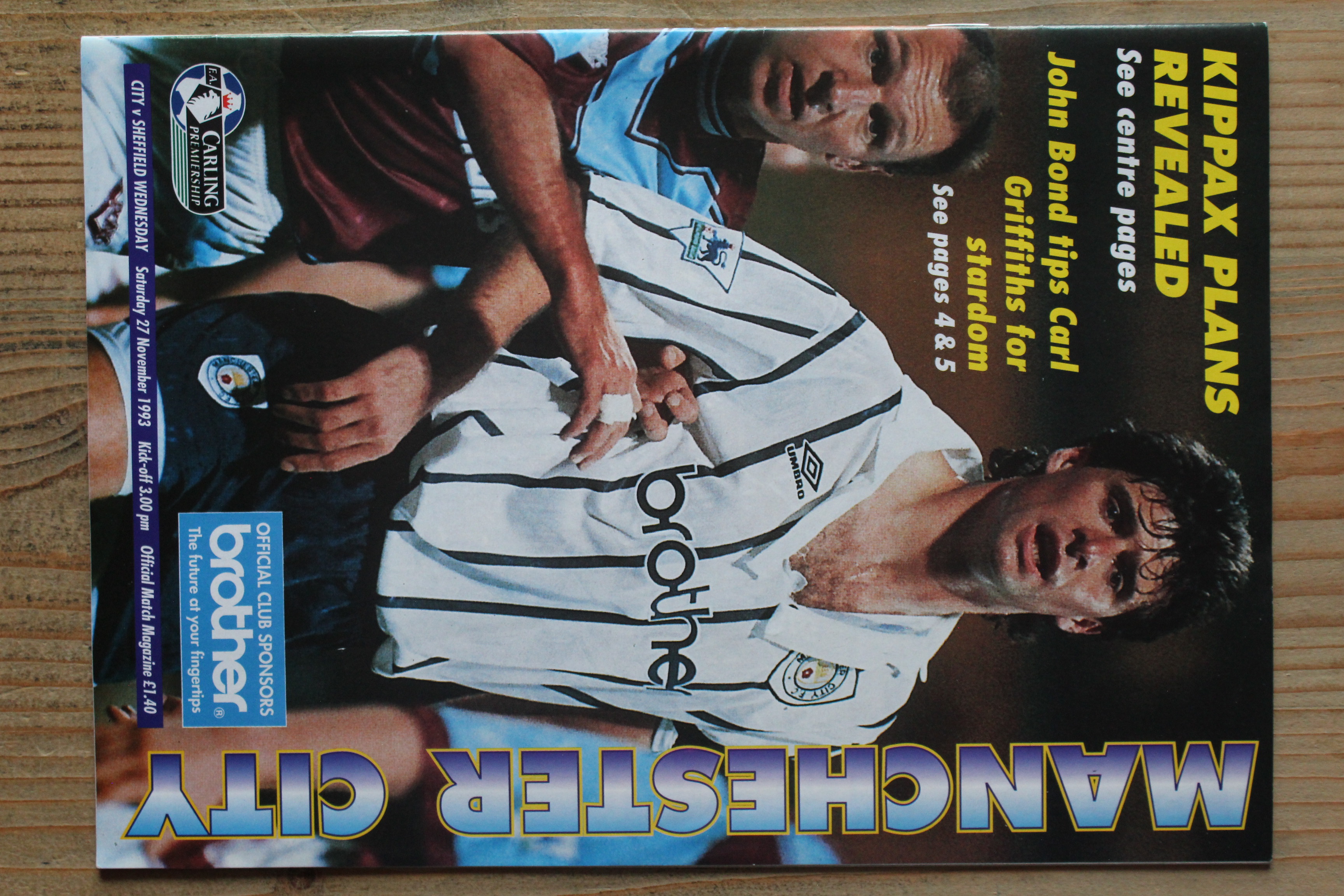 Manchester City FC v Sheffield Wednesday FC 