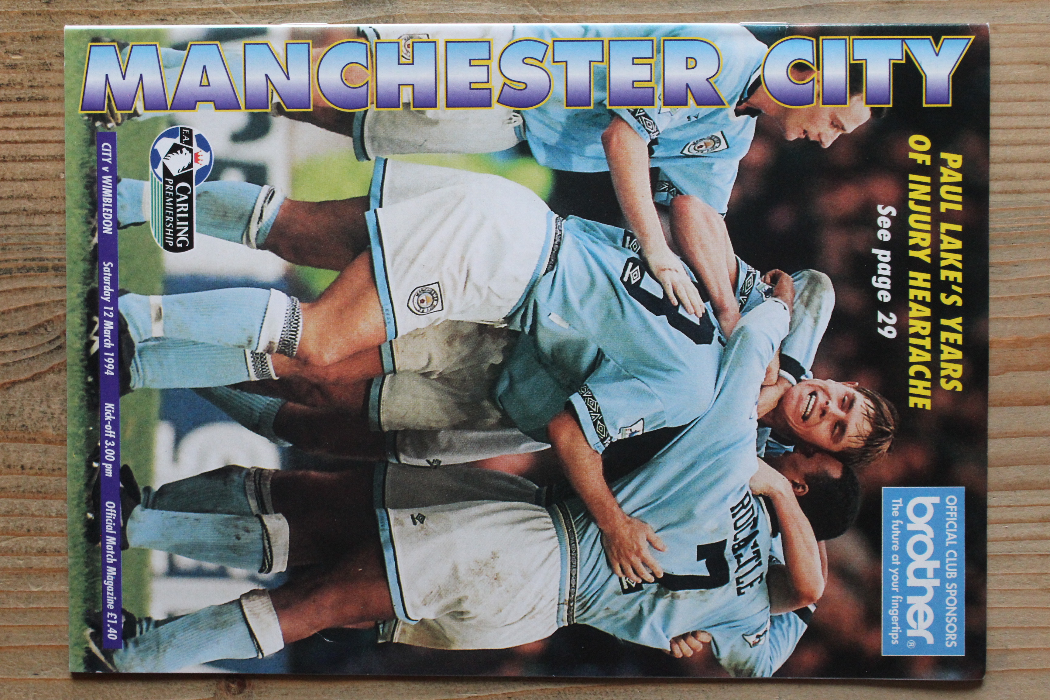 Manchester City FC v Wimbledon
