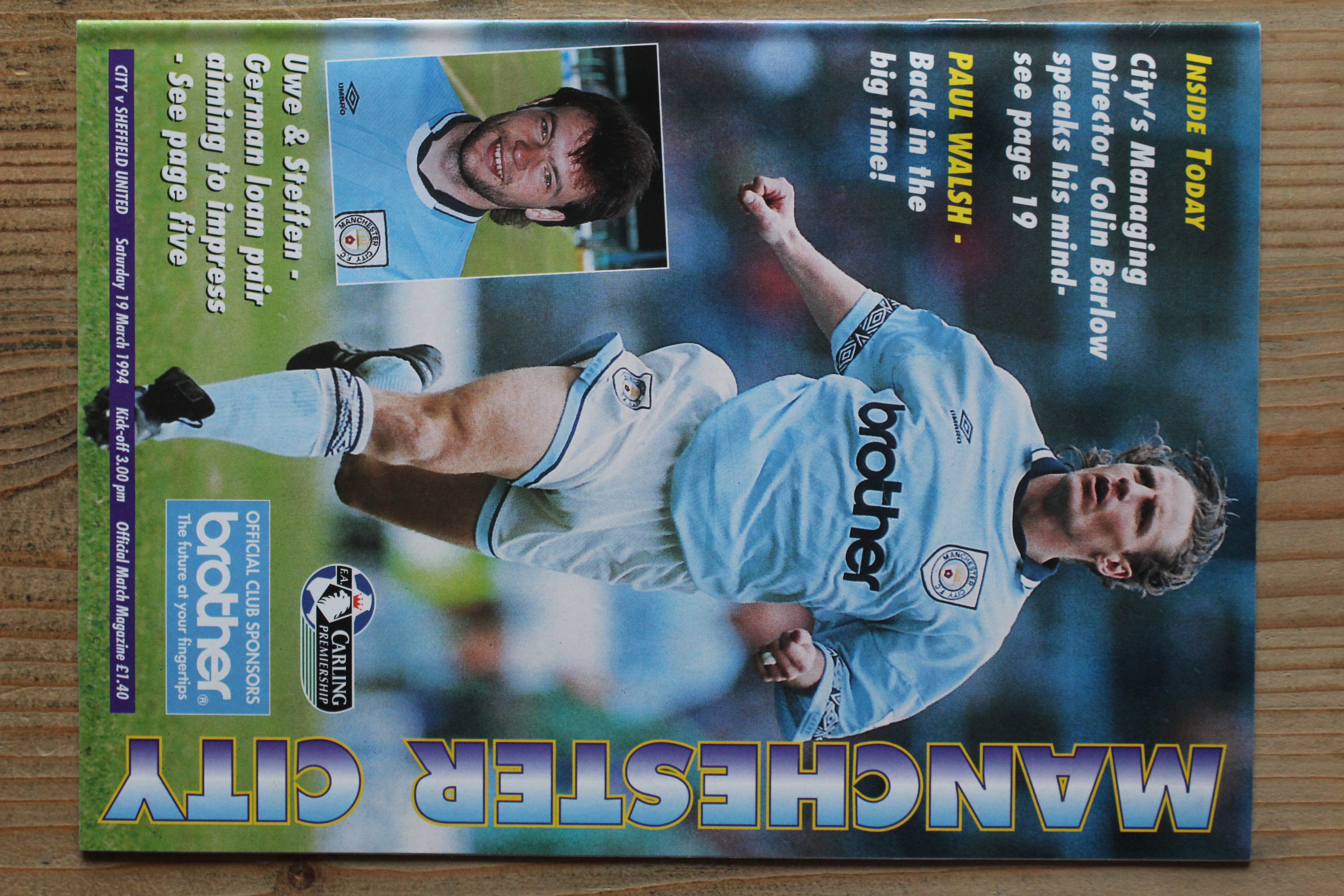 Manchester City FC v Sheffield United FC