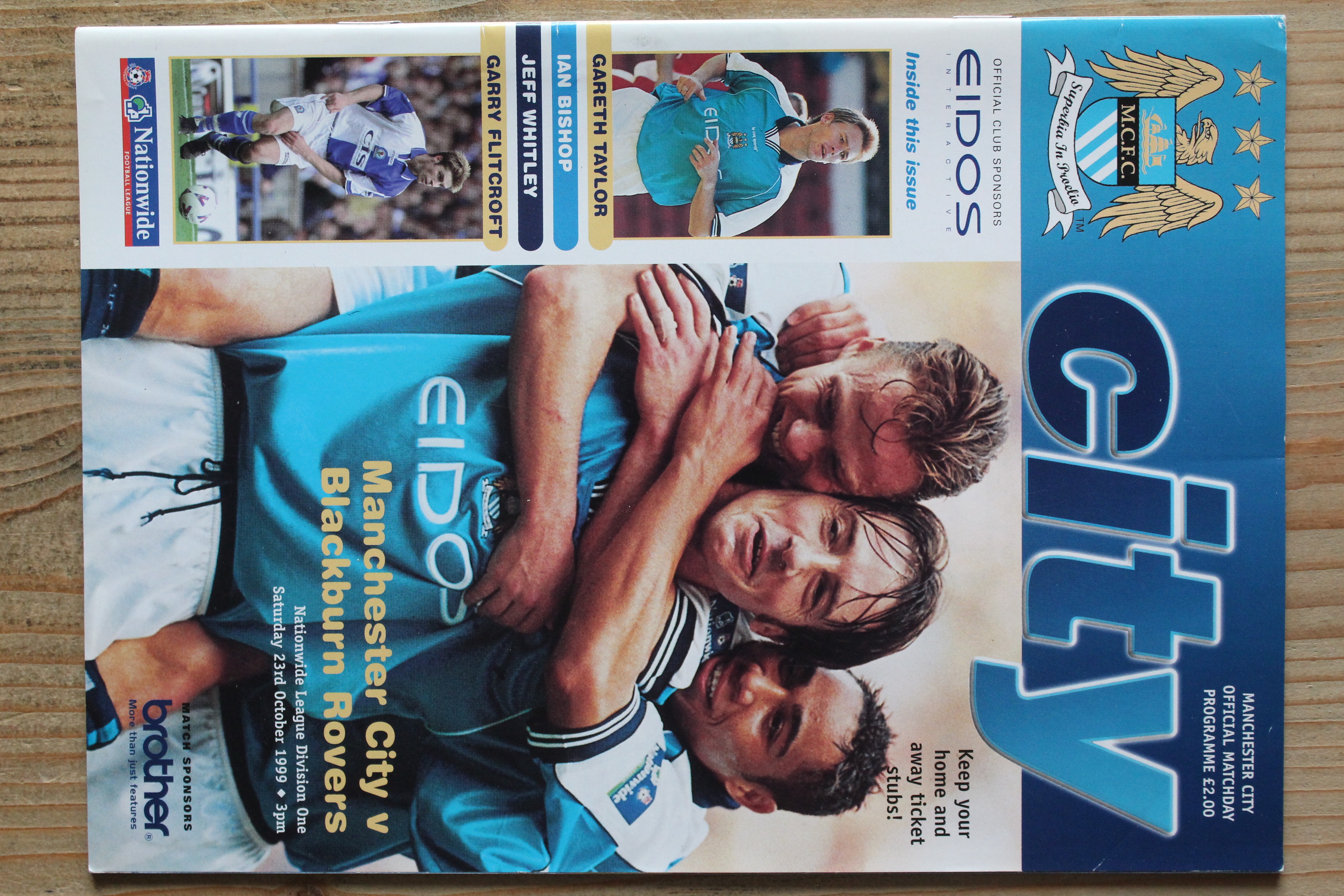 Manchester City FC v Blackburn Rovers FC