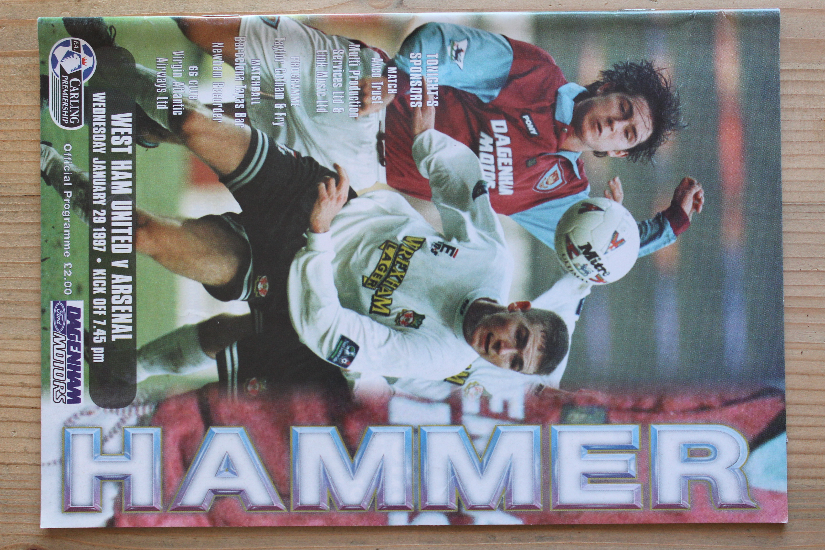 West Ham United FC v Arsenal FC