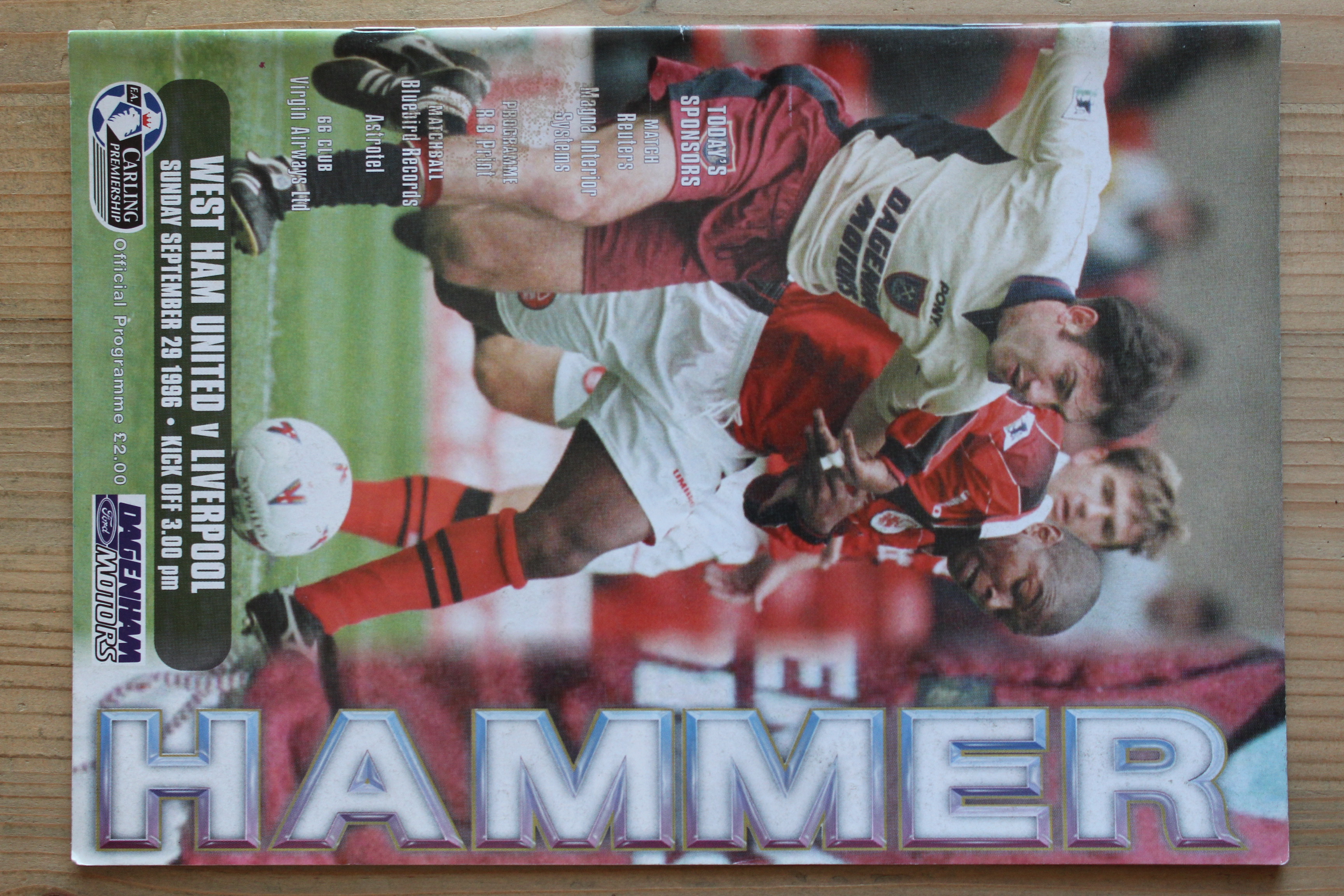 West Ham United FC v Liverpool FC