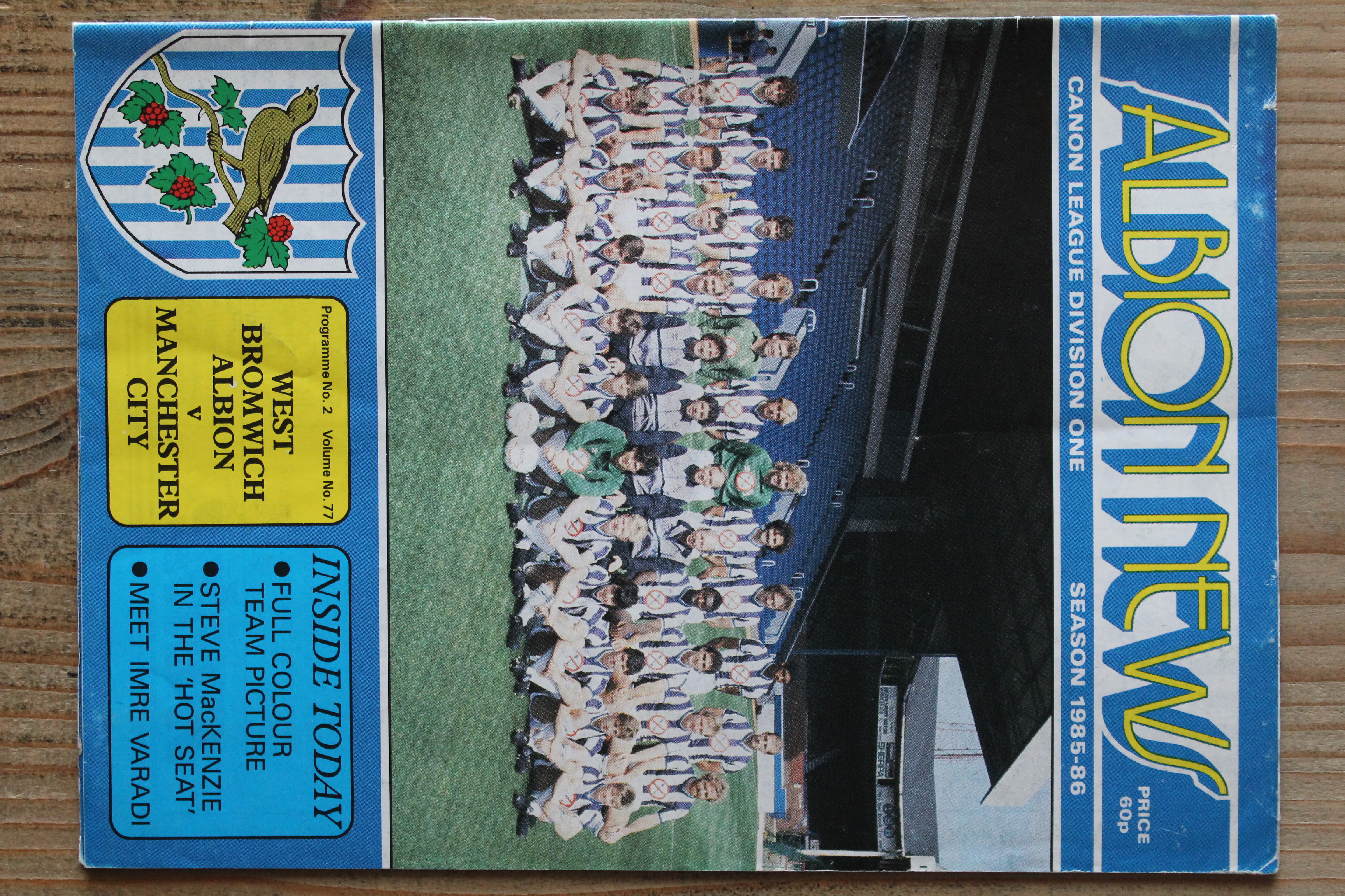 West Bromwich Albion FC  v Manchester City FC