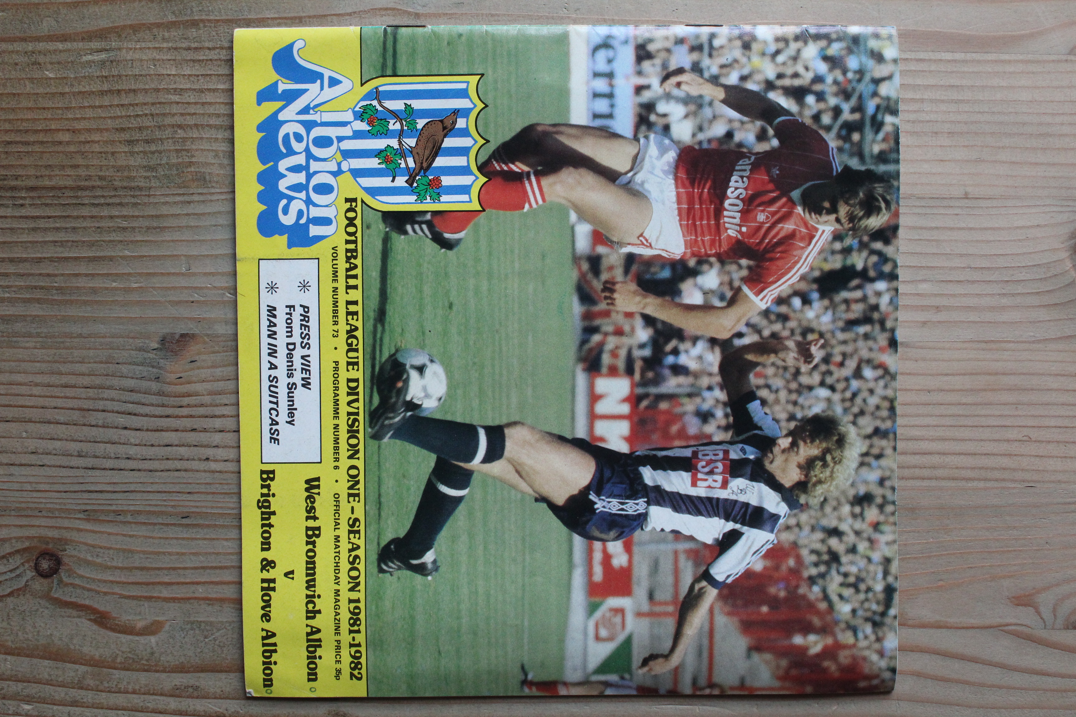West Bromwich Albion FC  v Brighton & Hove Albion FC