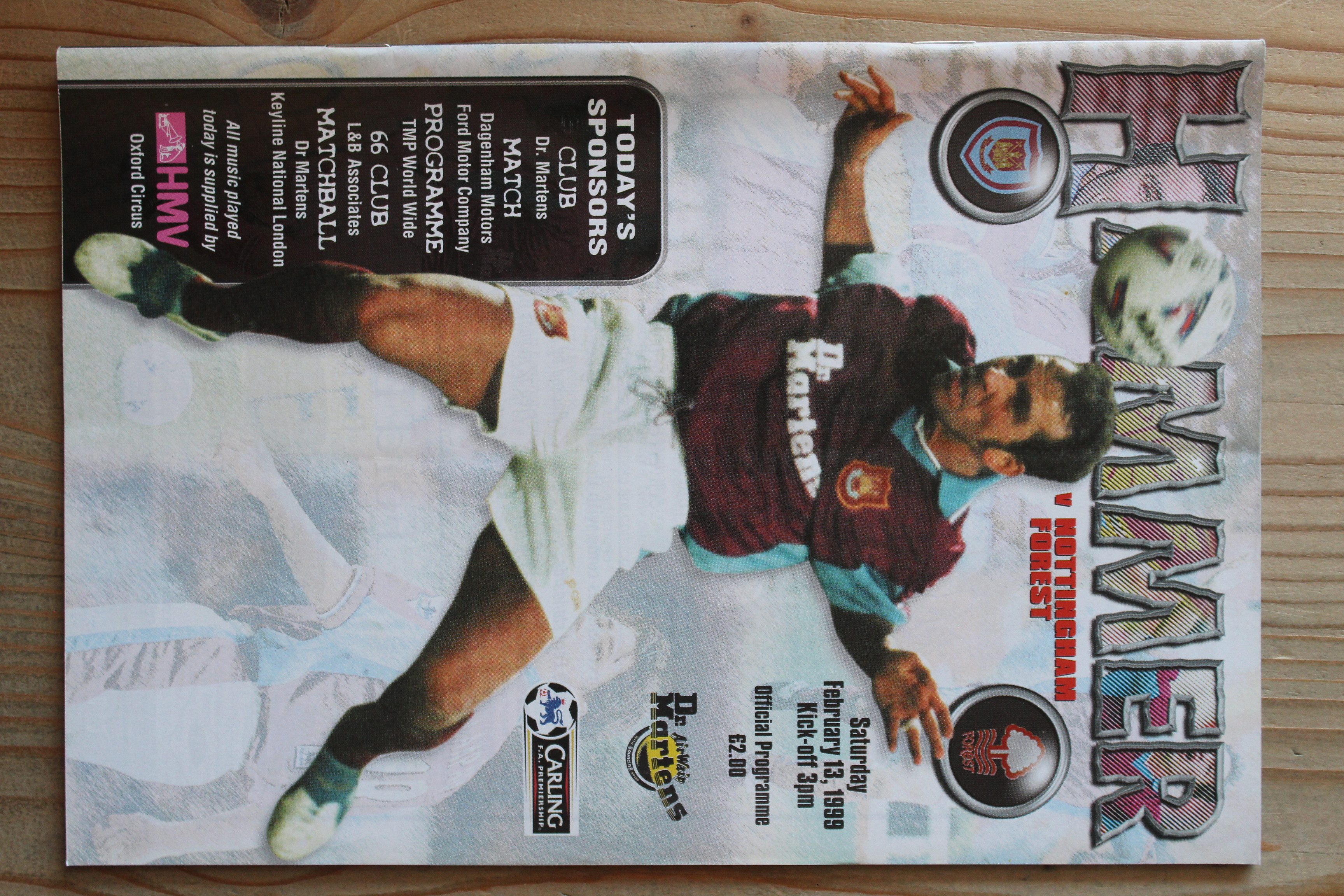 West Ham United FC v Nottingham Forest FC