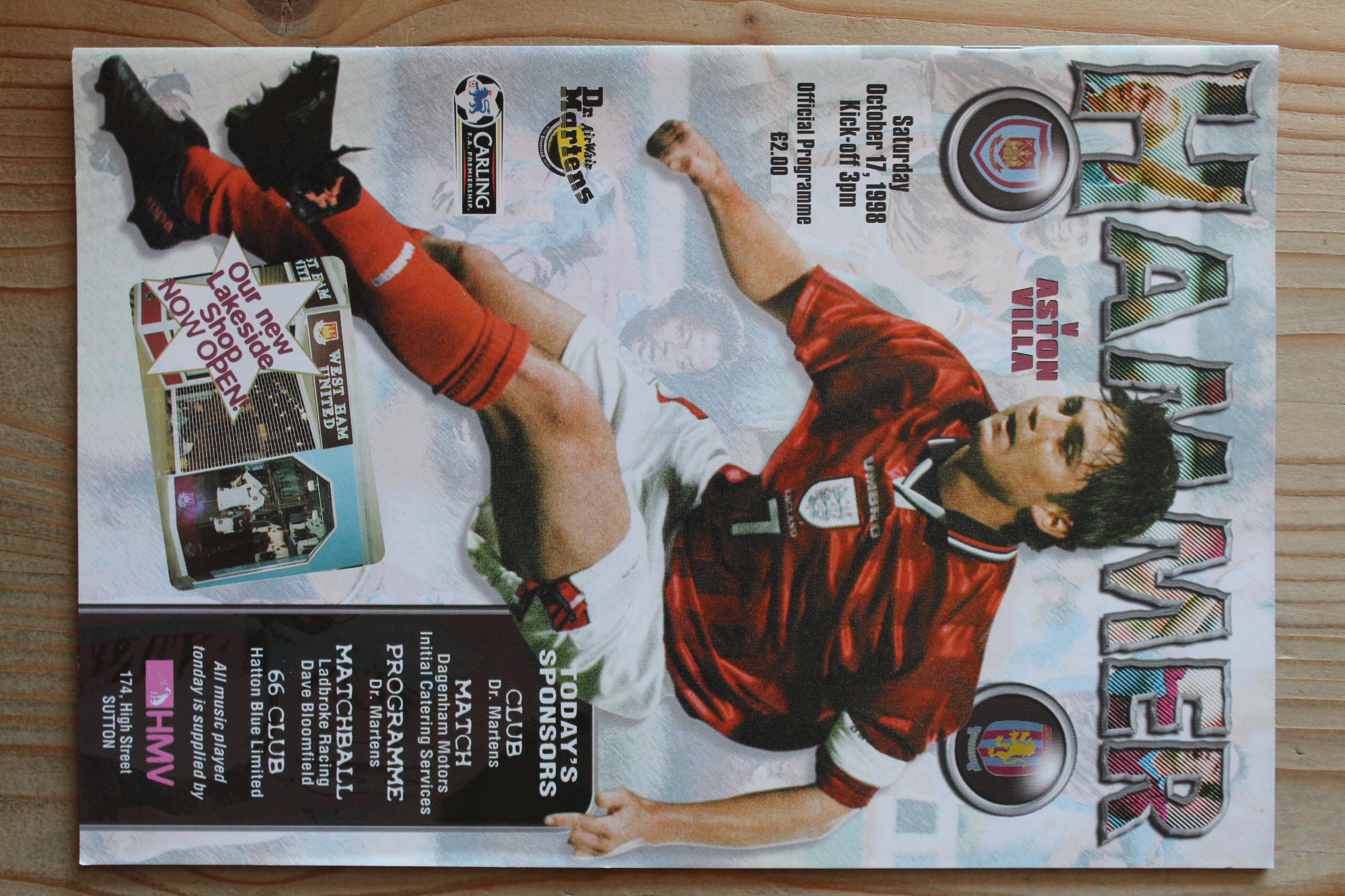 West Ham United FC v Aston Villa FC