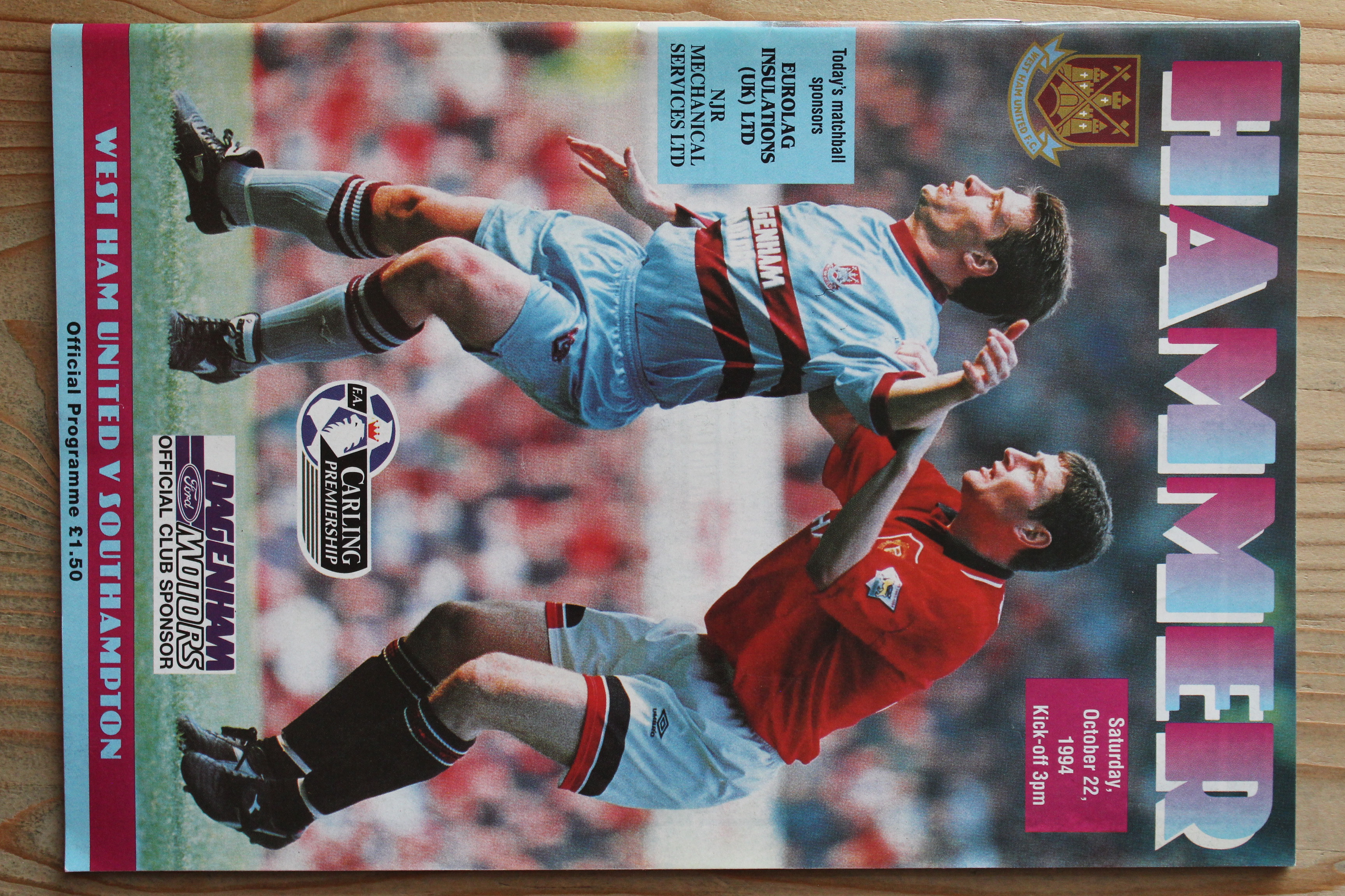 West Ham United FC v Southampton FC
