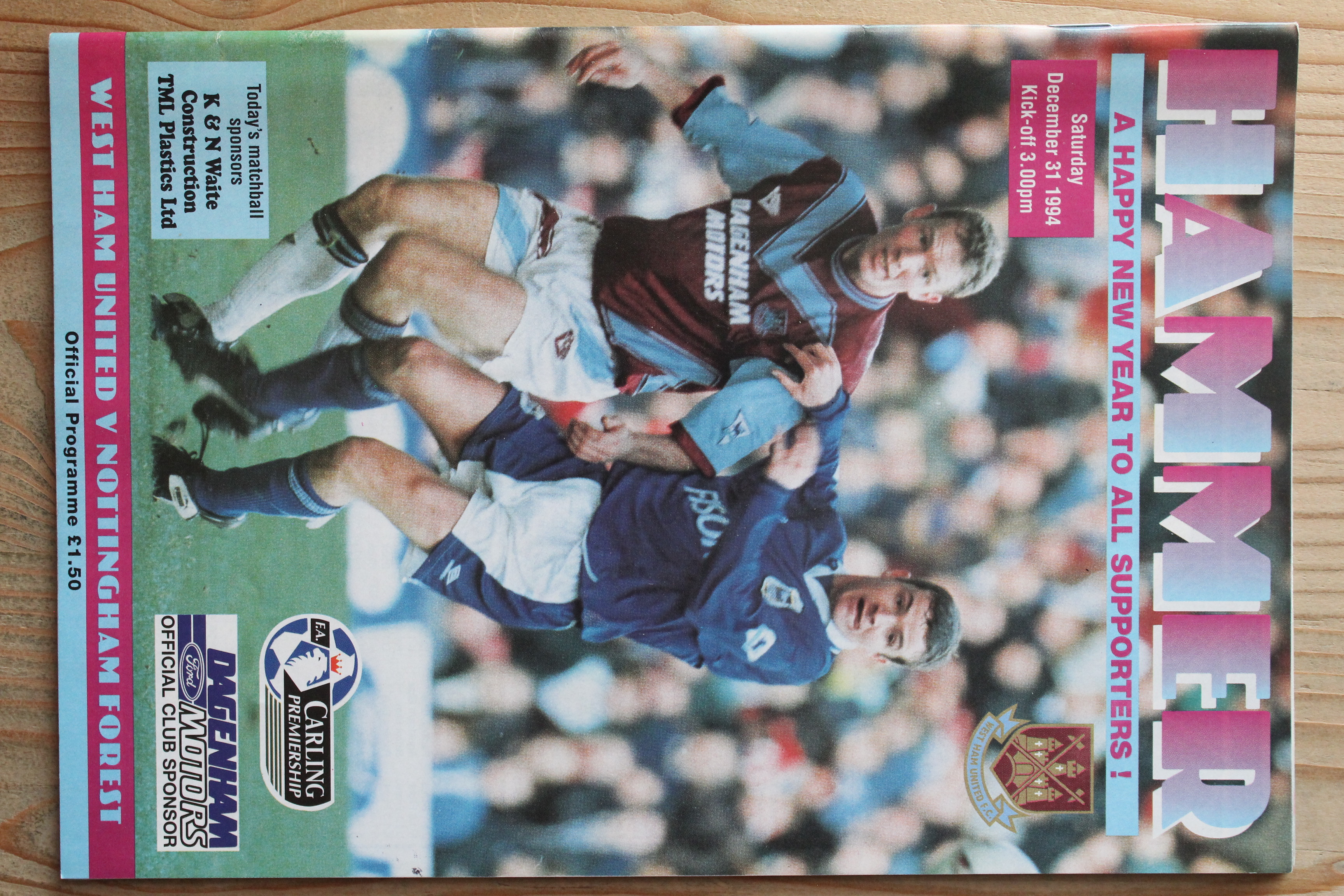West Ham United FC v Nottingham Forest FC