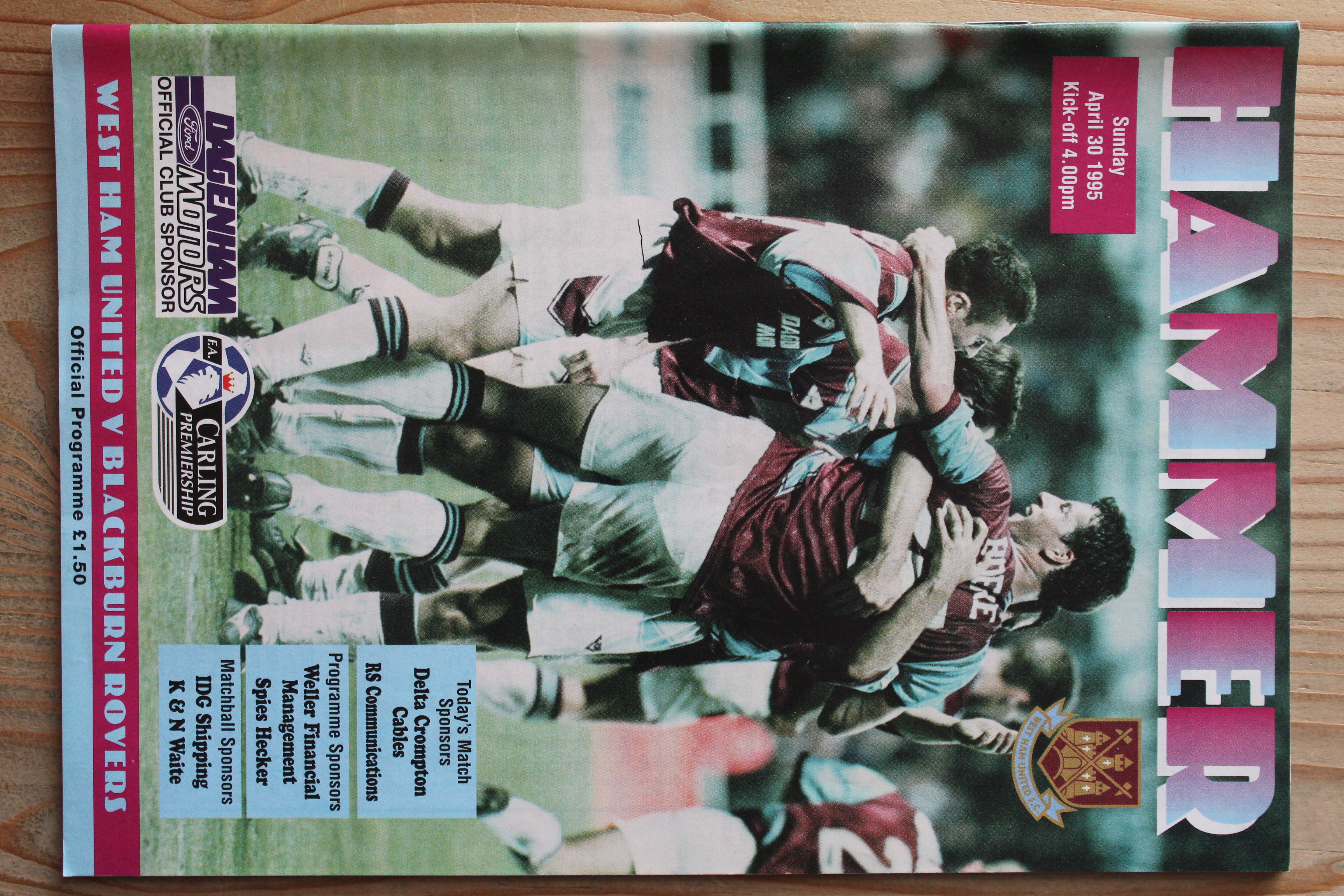 West Ham United FC v Blackburn Rovers FC